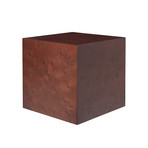 BURL CUBE Beistelltisch Maserknolle 40x40x40cm - ferm LIVING