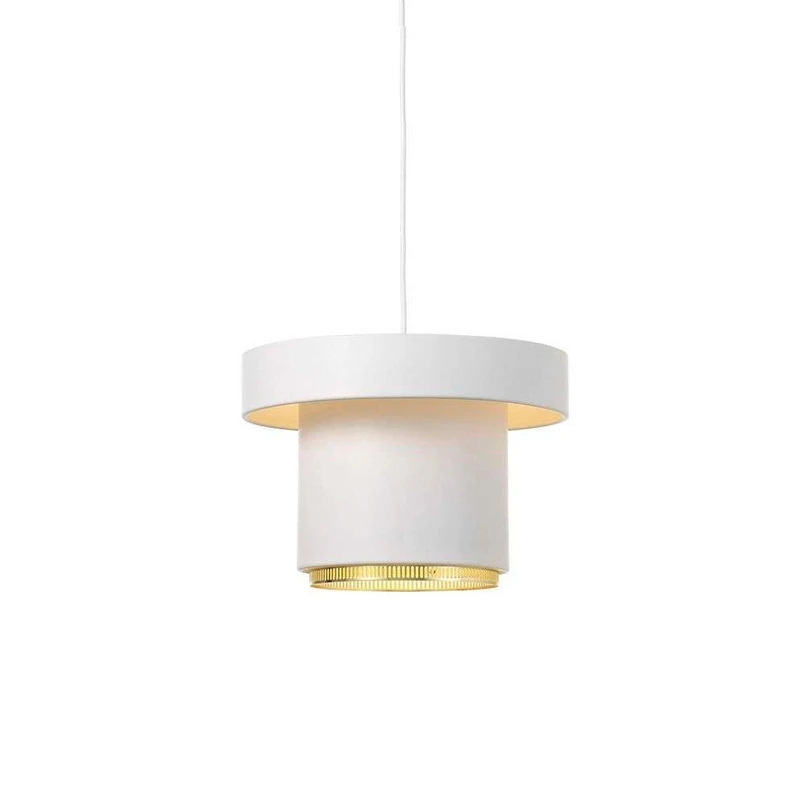 Artek - A201 Pendelleuchte White/Brass