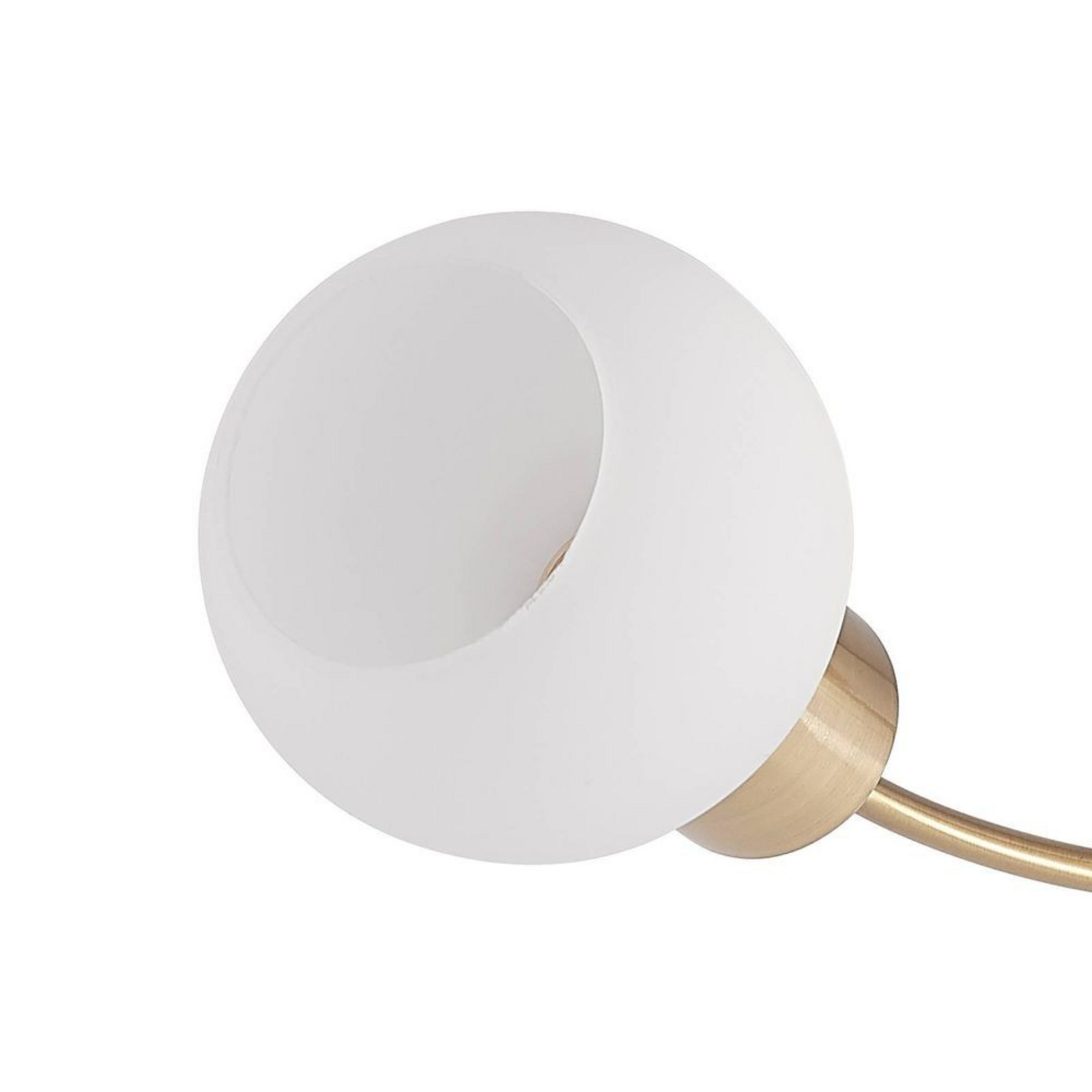 Ciala 3 Candeeiro de Tecto Brass/Opal - Lindby