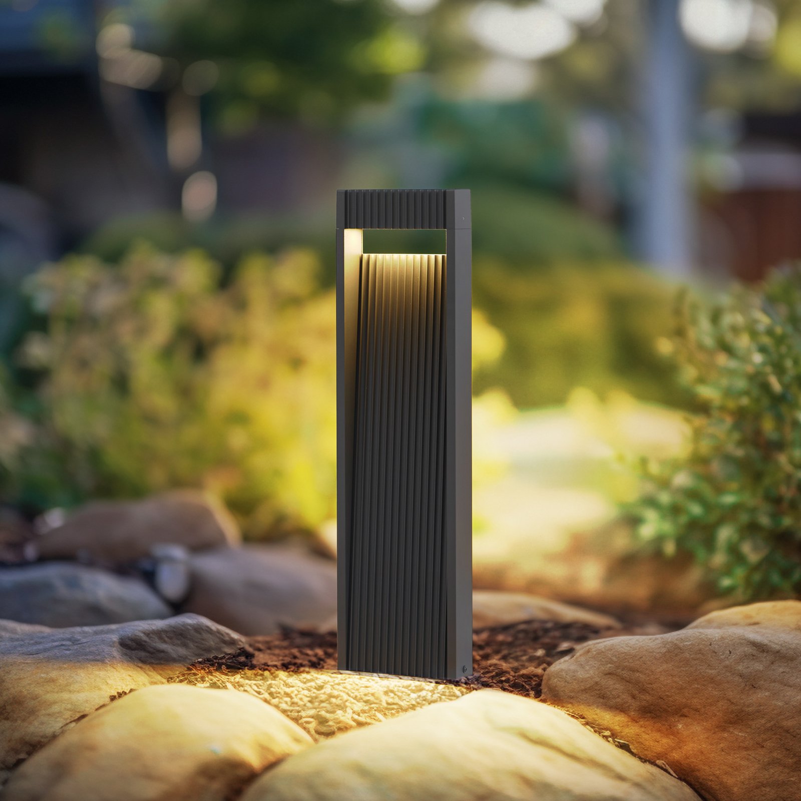 Tavion LED Outdoor Lamp H60 Anthracite - Lucande