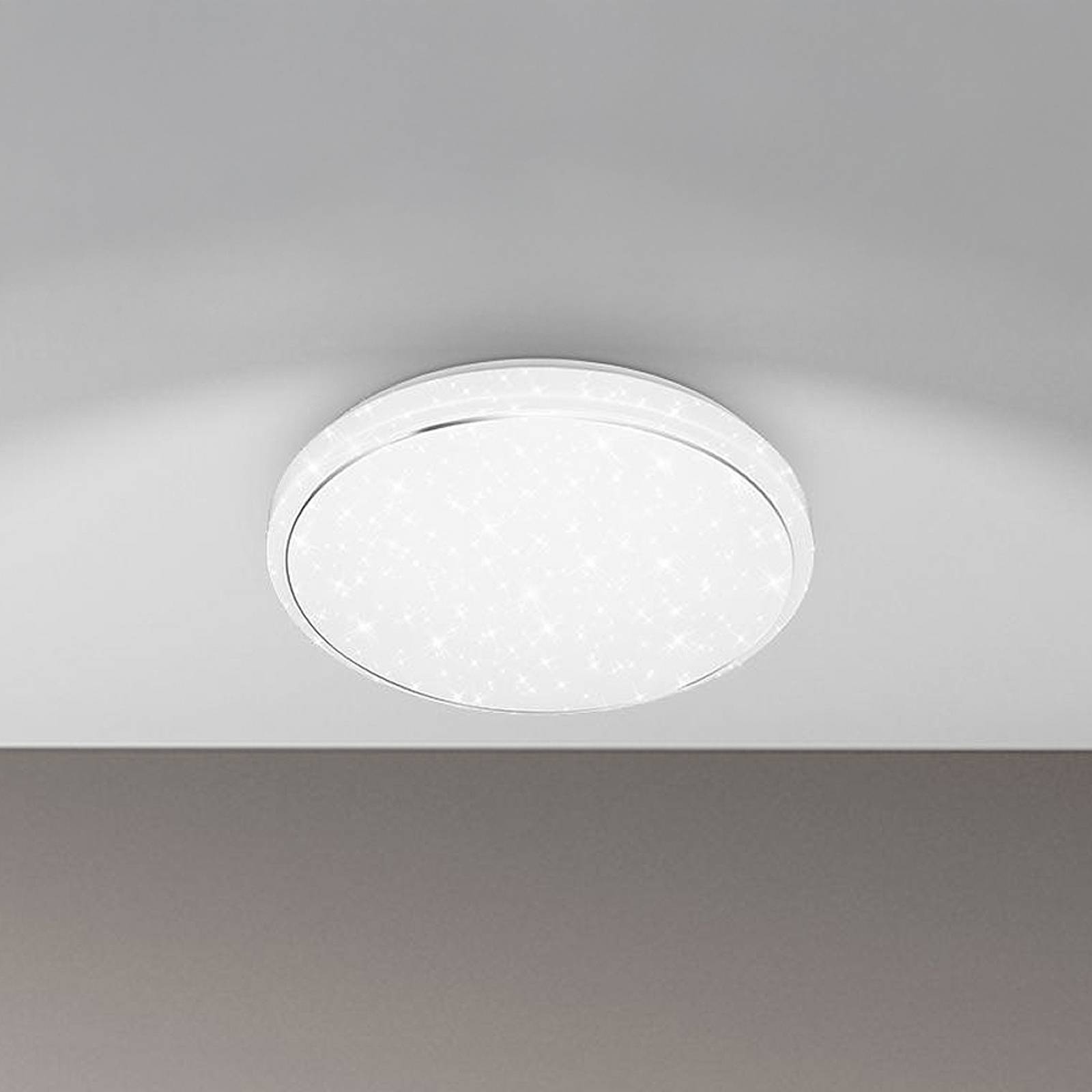 Lampa sufitowa LED Star, biała, dekoracja gwiaździsta, CCT, ściemniana
