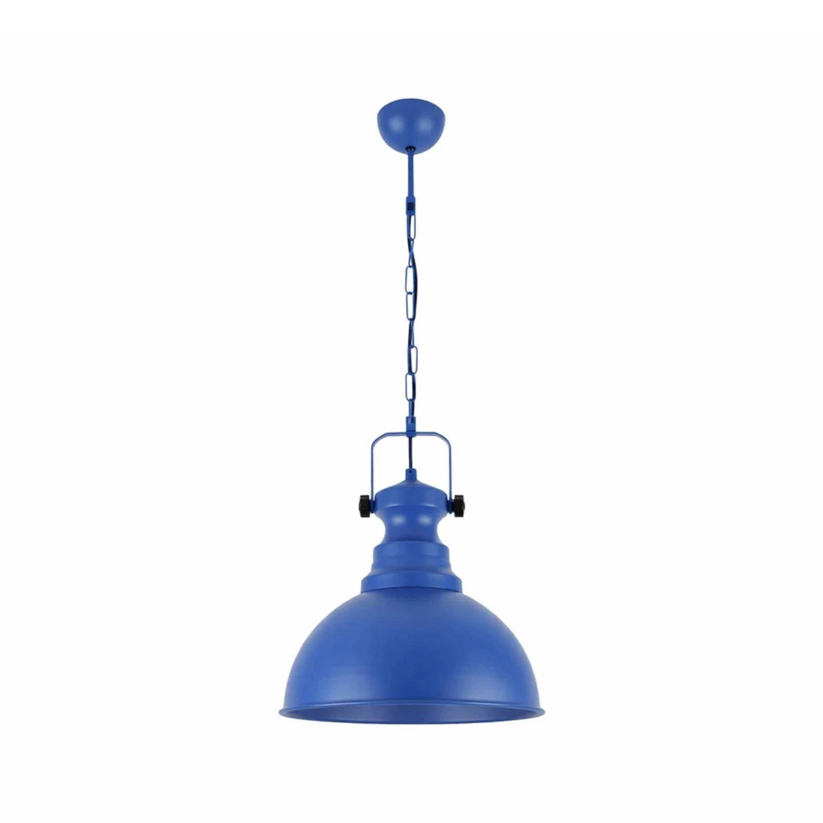 Pakabinamas šviestuvas „Kure“, mėlynas, skersmuo 31 cm, metalas, E27