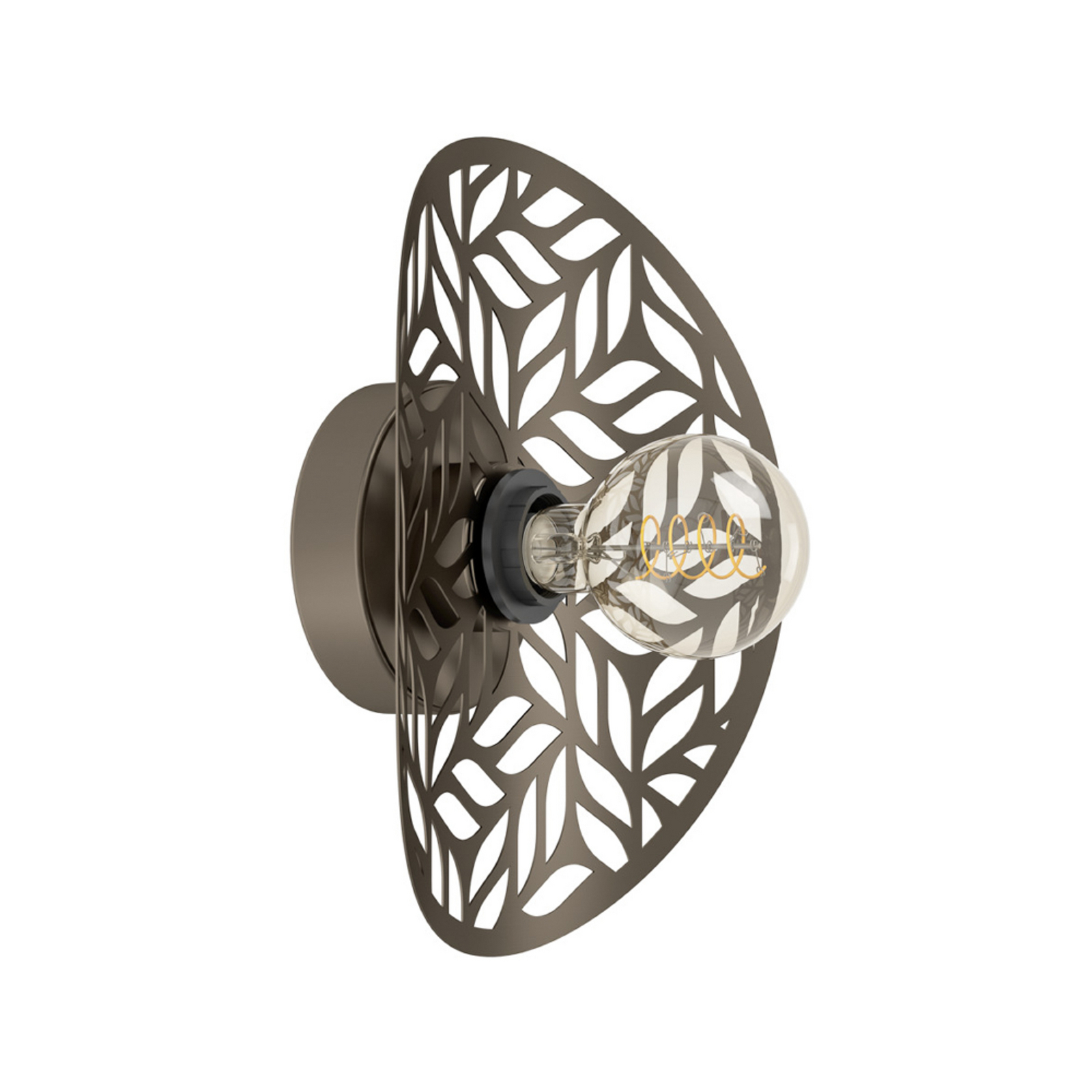EGLO Wandleuchte SWABY, bronzefarben, Ø 30 cm, Metall, E27 EGLO Wandleuchte SWABY, bronzefarben, Ø 30 cm, Metall, E27