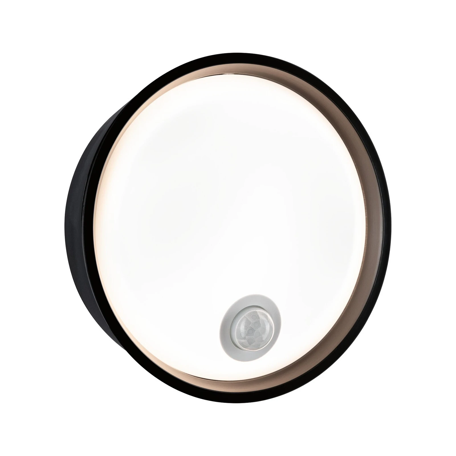 Paulmann Platomo Applique d'extérieur LED Capteur noir