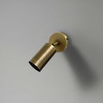 Bostian wandspot, geborsteld messing, diepte 25 cm, metaal