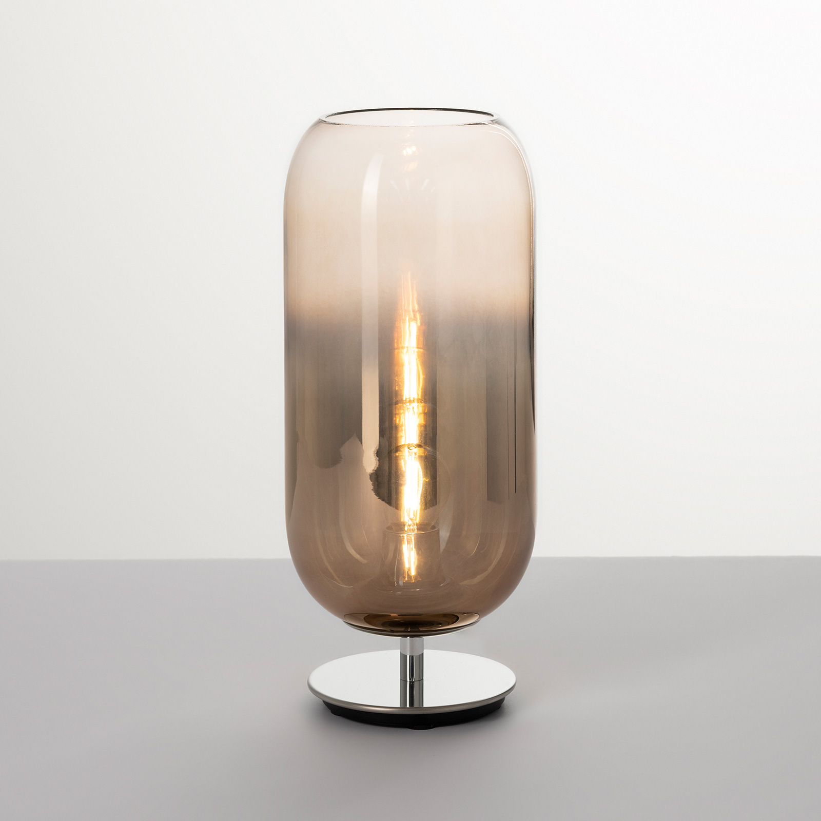 Artemide Gople Mini stolní lampa bronz/stříbrná
