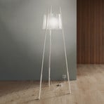 tyla dimmable floor lamp, white, height 165 cm, dimmable