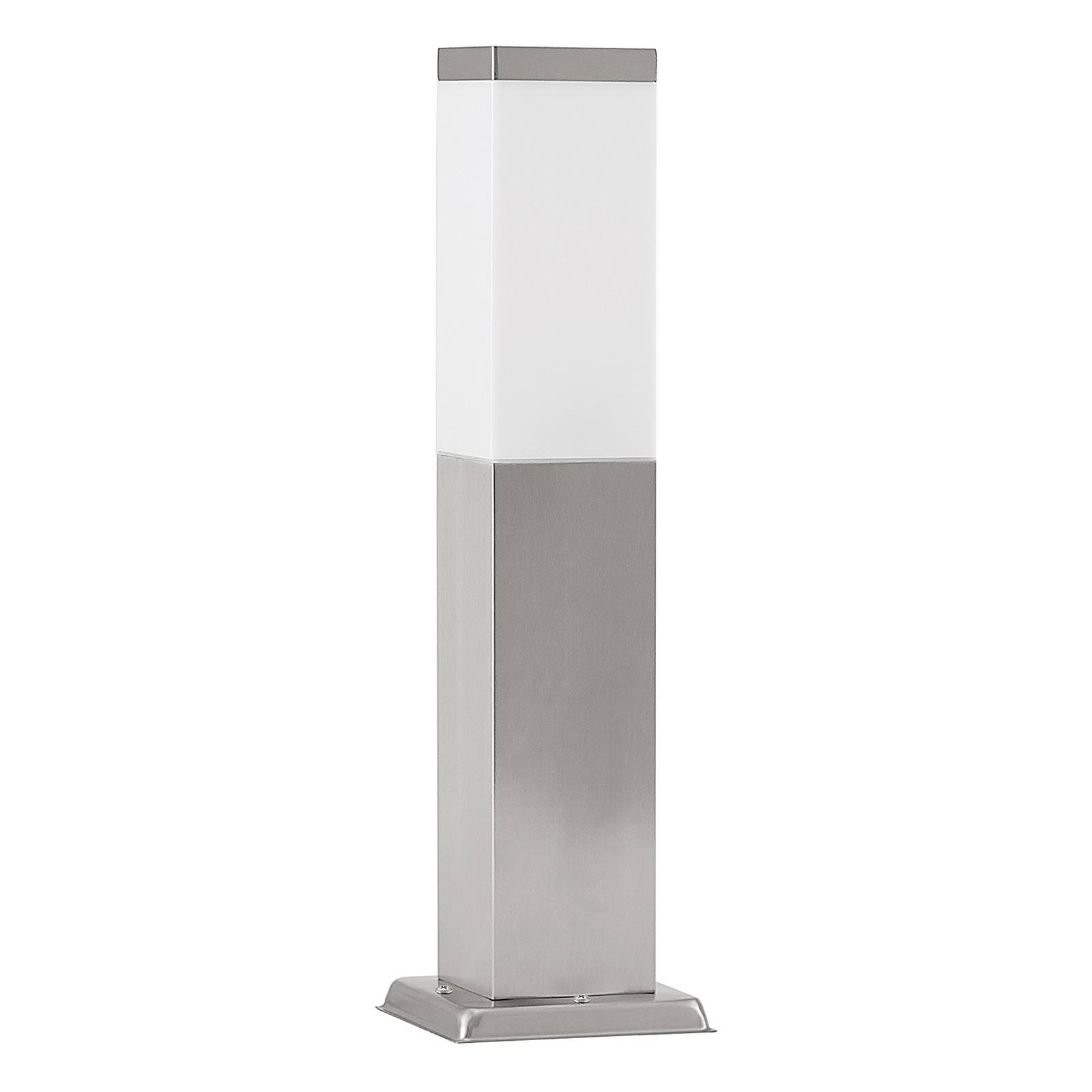 ELC Ijoma pillar light, stainless steel, stainless steel, plastic, E27, 40 W, L: 12.6 cm, W: 126 cm, H: 45 cm