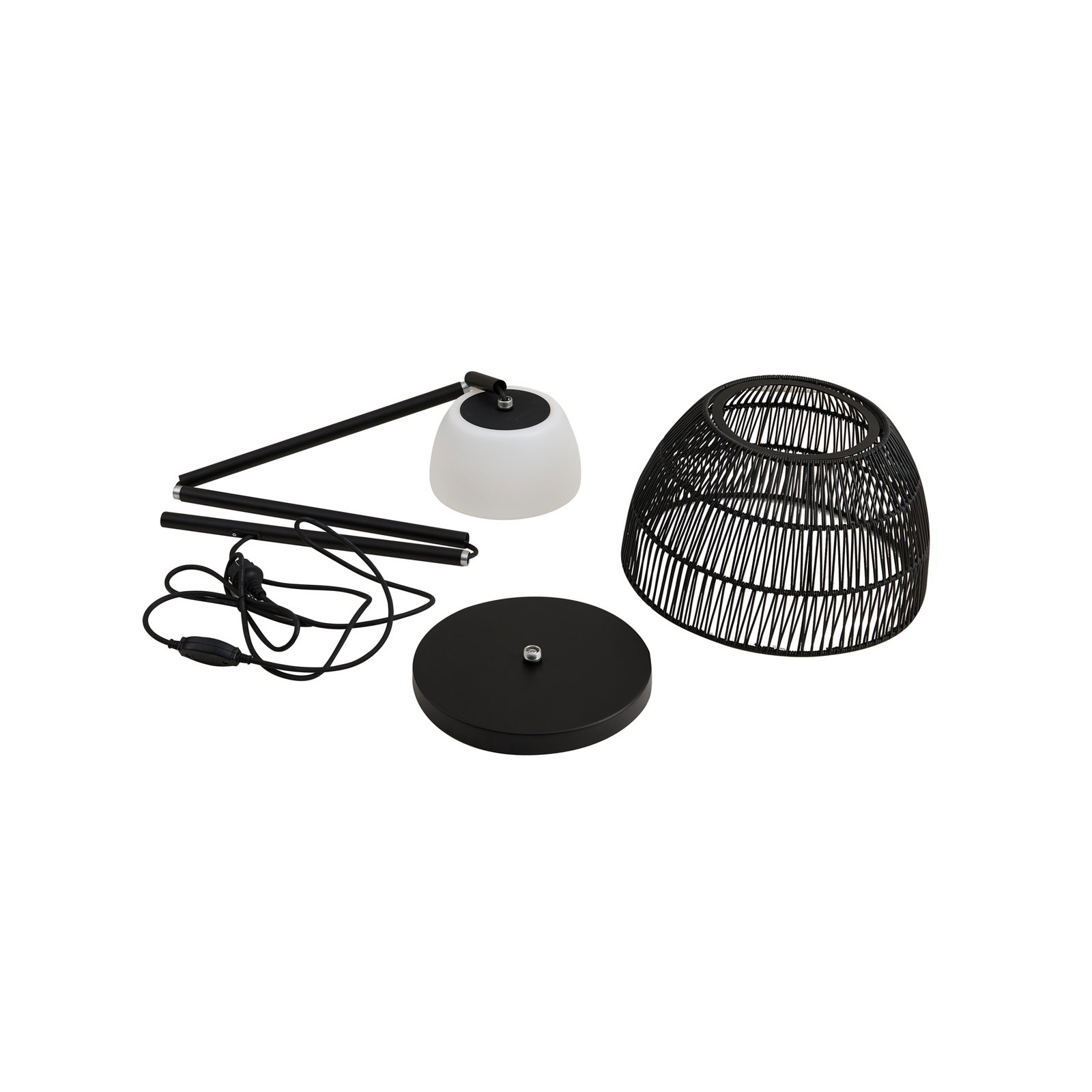 Heribio LED Exterior Lámpara de Pie H153 Negro - Lucande