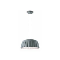 Lampada a sospensione Madame Gres in ceramica altezza 18 cm, grigio