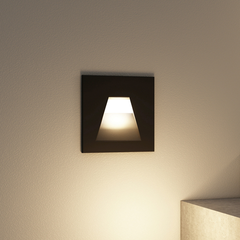 Arcchio Lasca LED-Einbauleuchte, schwarz