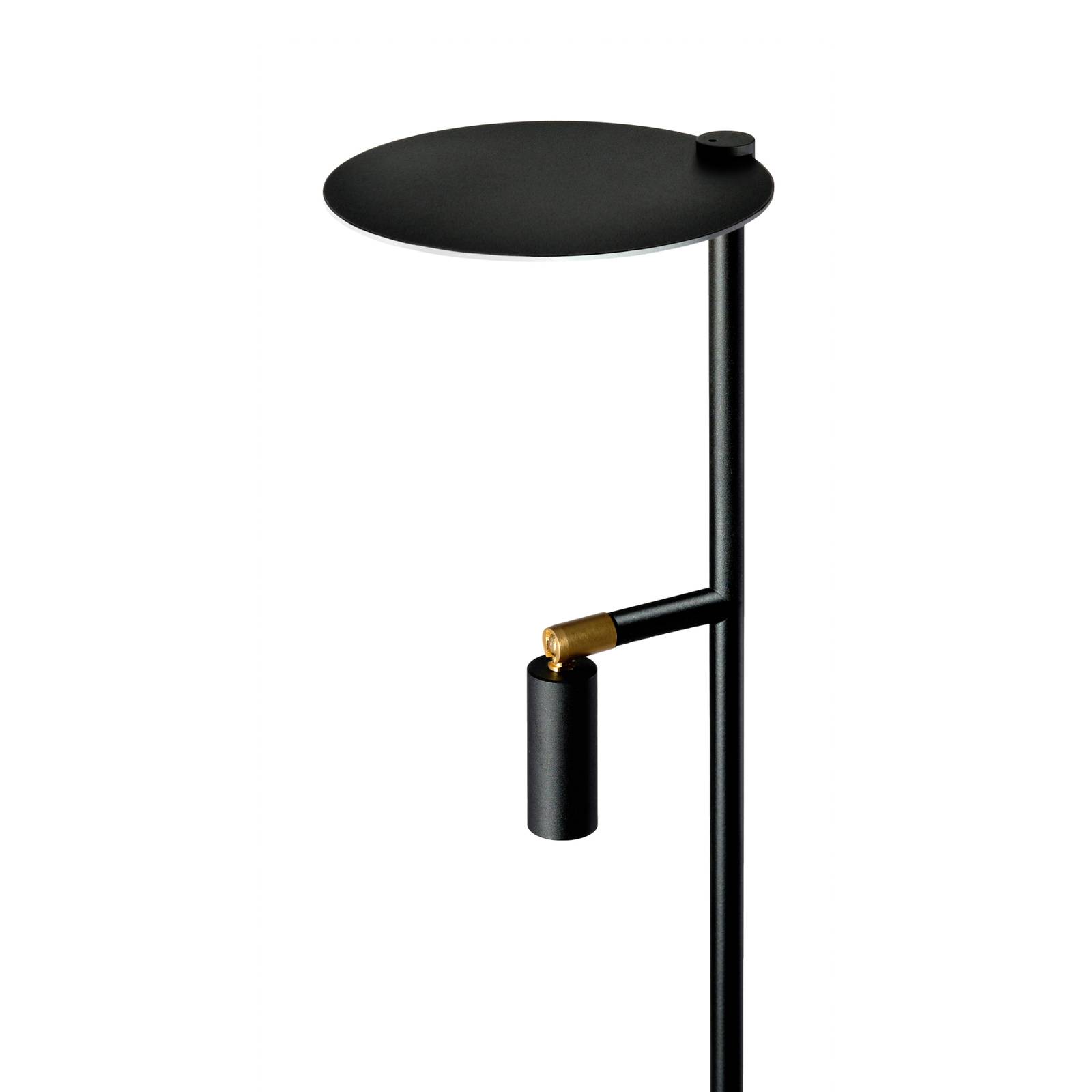 Carpyen LED stojací lampa Kelly nastavitelná černá/zlatá