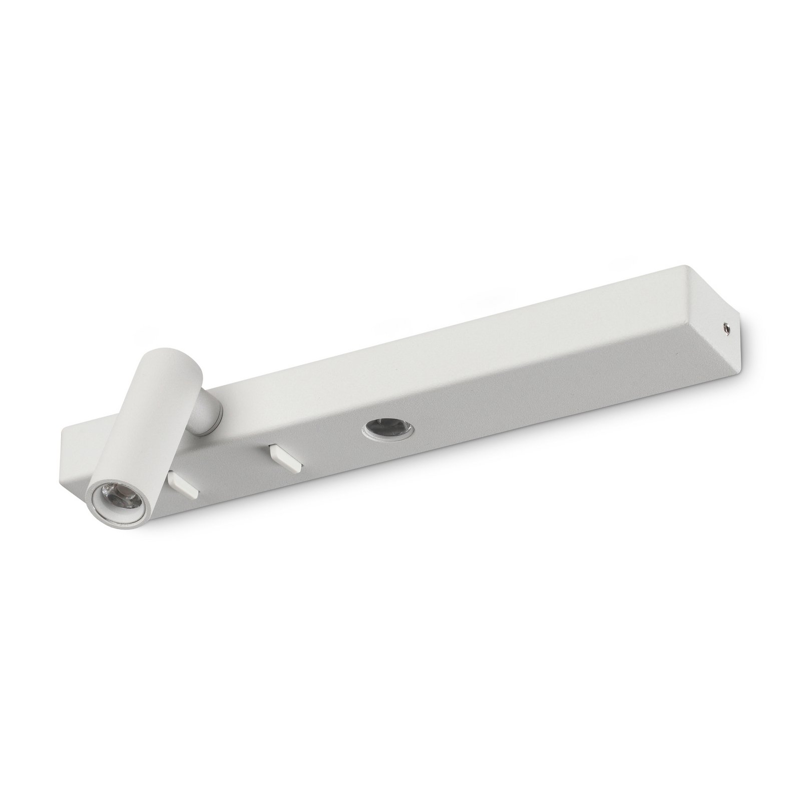 Ideal Lux LED wall light Bonne Nuit 1, white, width 22 cm