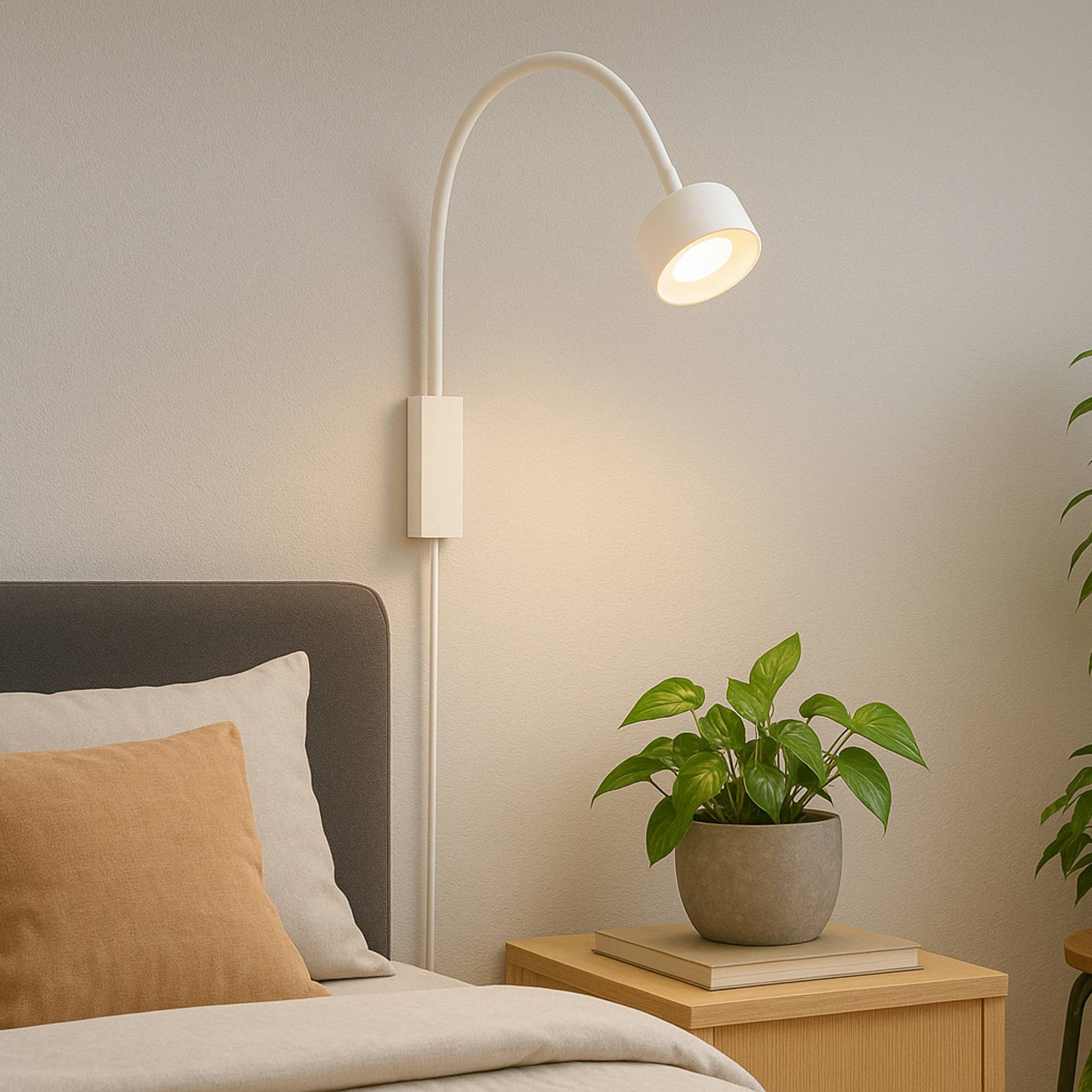 LED-Akku-Wandspot Magnetic flex, weiß, dimmbar, CCT günstig online kaufen