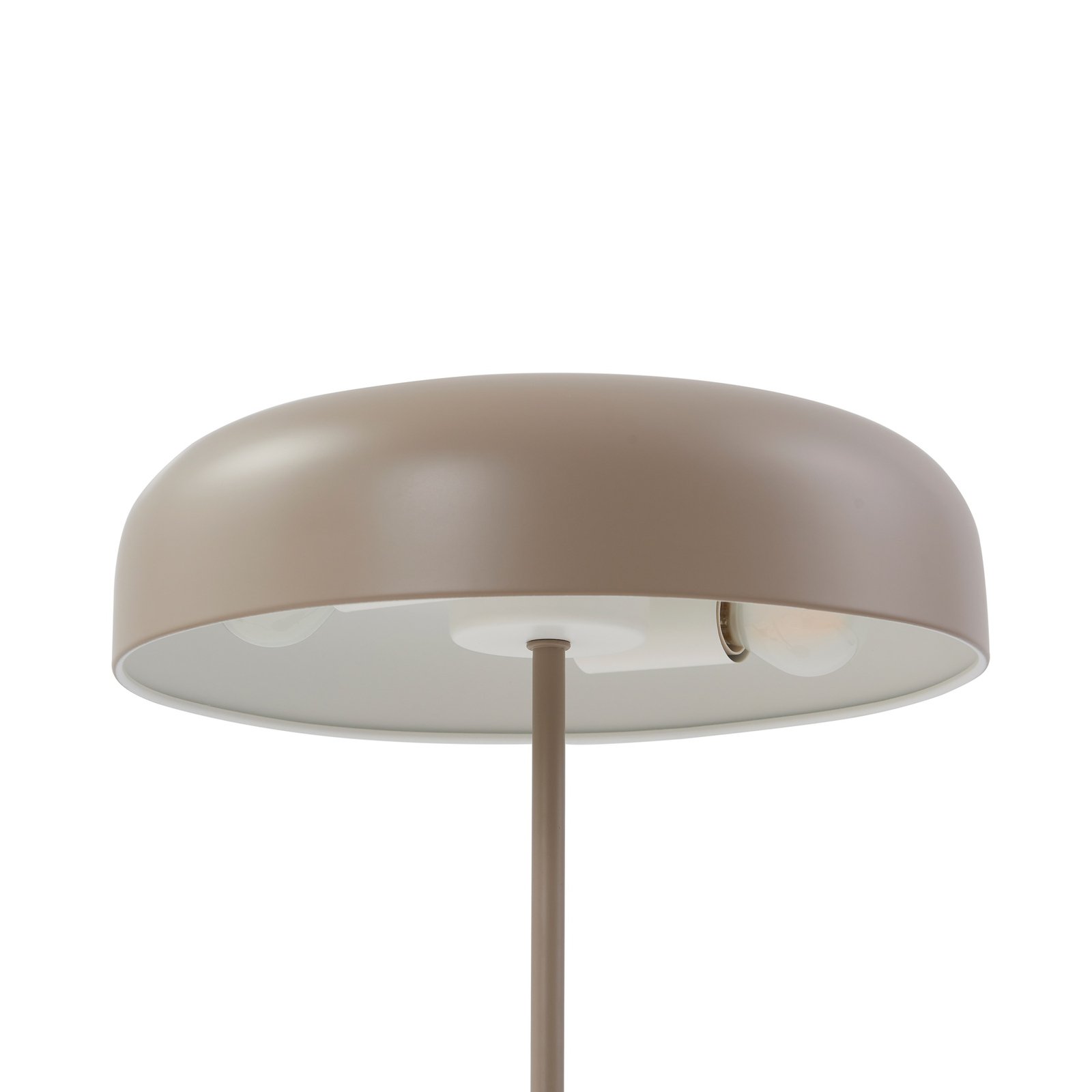 Lindby Edion table lamp, brown, metal