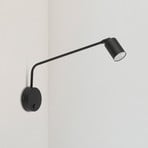 Nex fali világítás, fekete, fém, magasság 27 cm, GU10