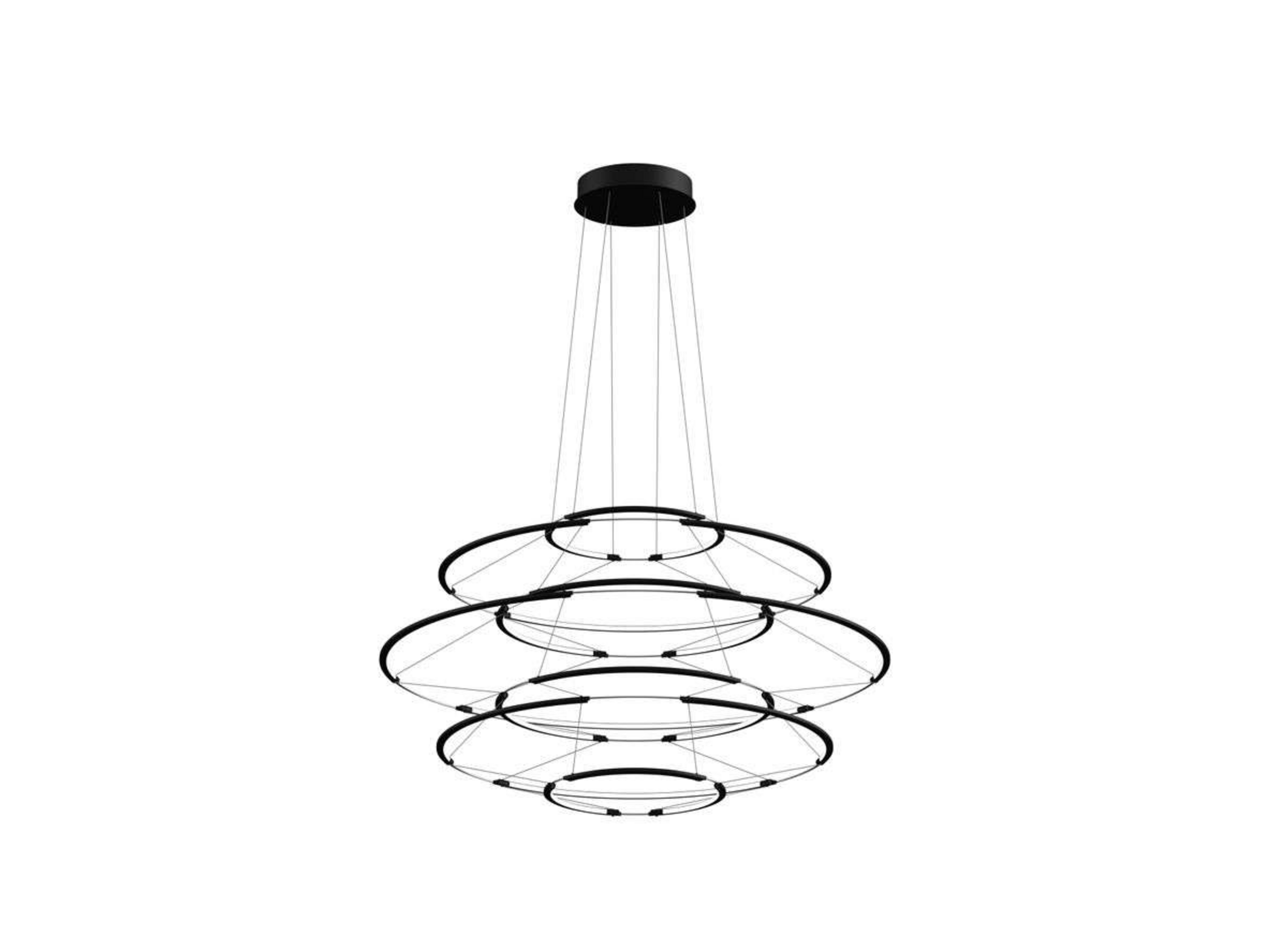 Drop 7 Lámpara Colgante Matte Black - Nemo Lighting