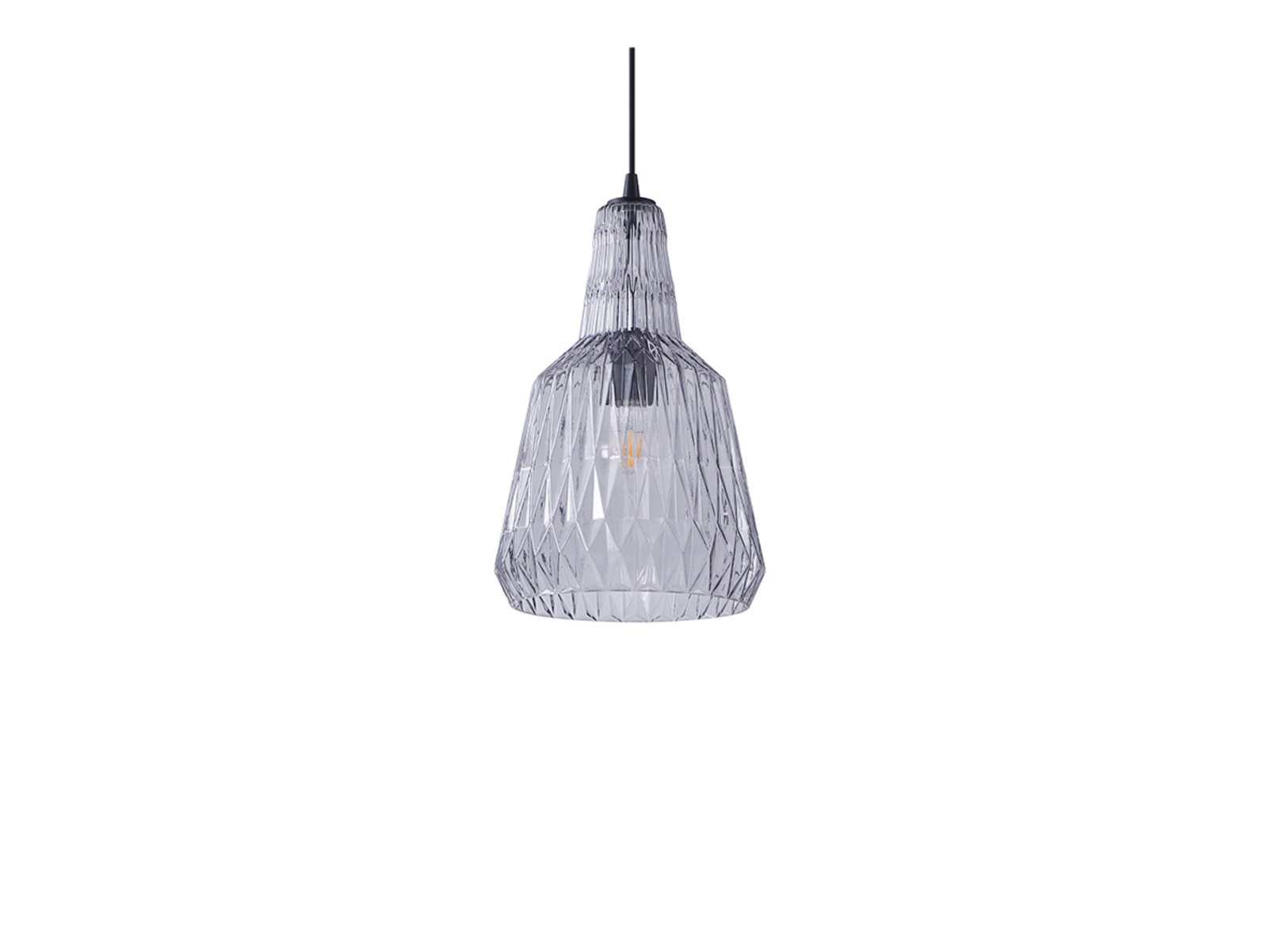 Belarion Závěsná Lampa Smoked Grey - Lindby