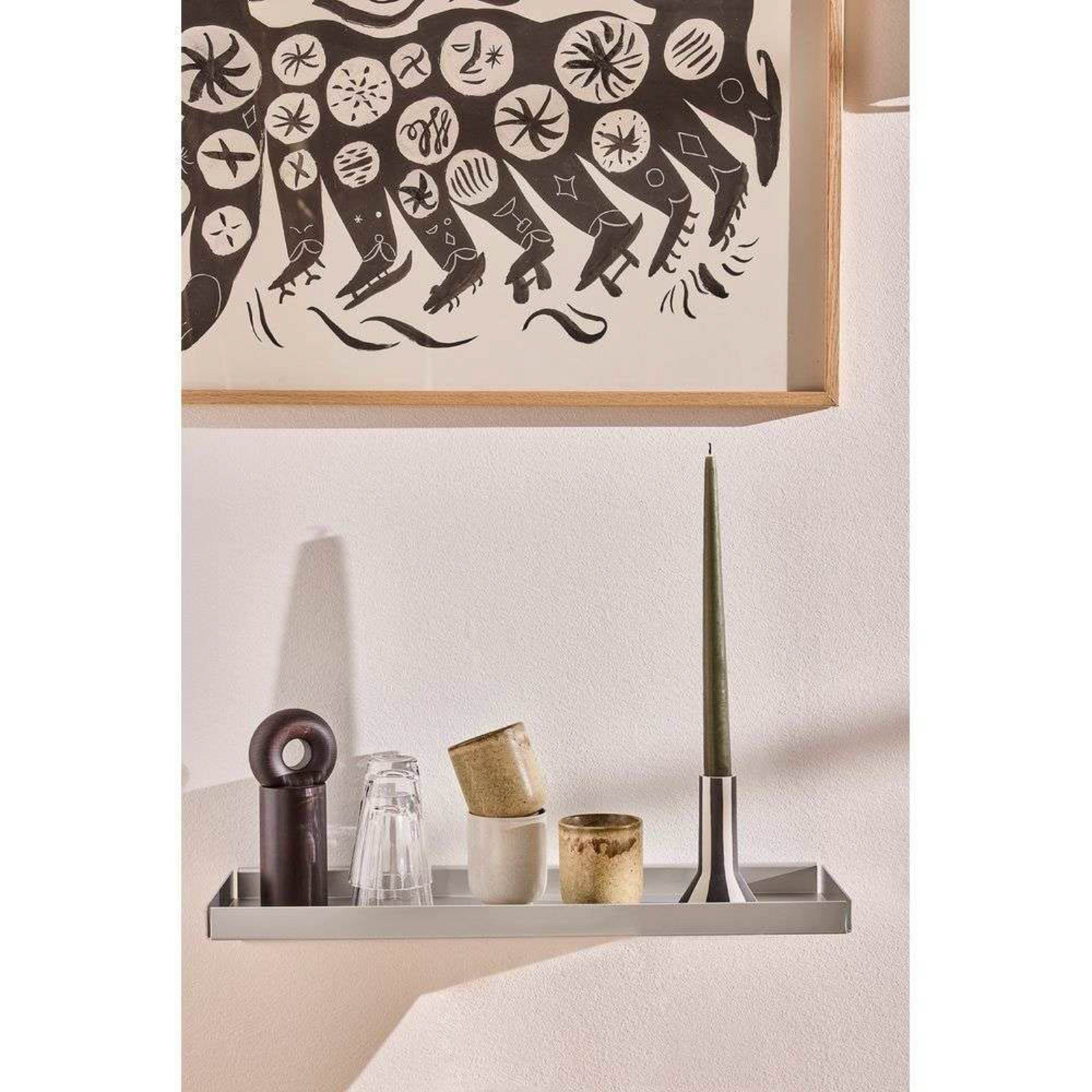 Bakku Regal Small Aluminium - OYOY Living Design
