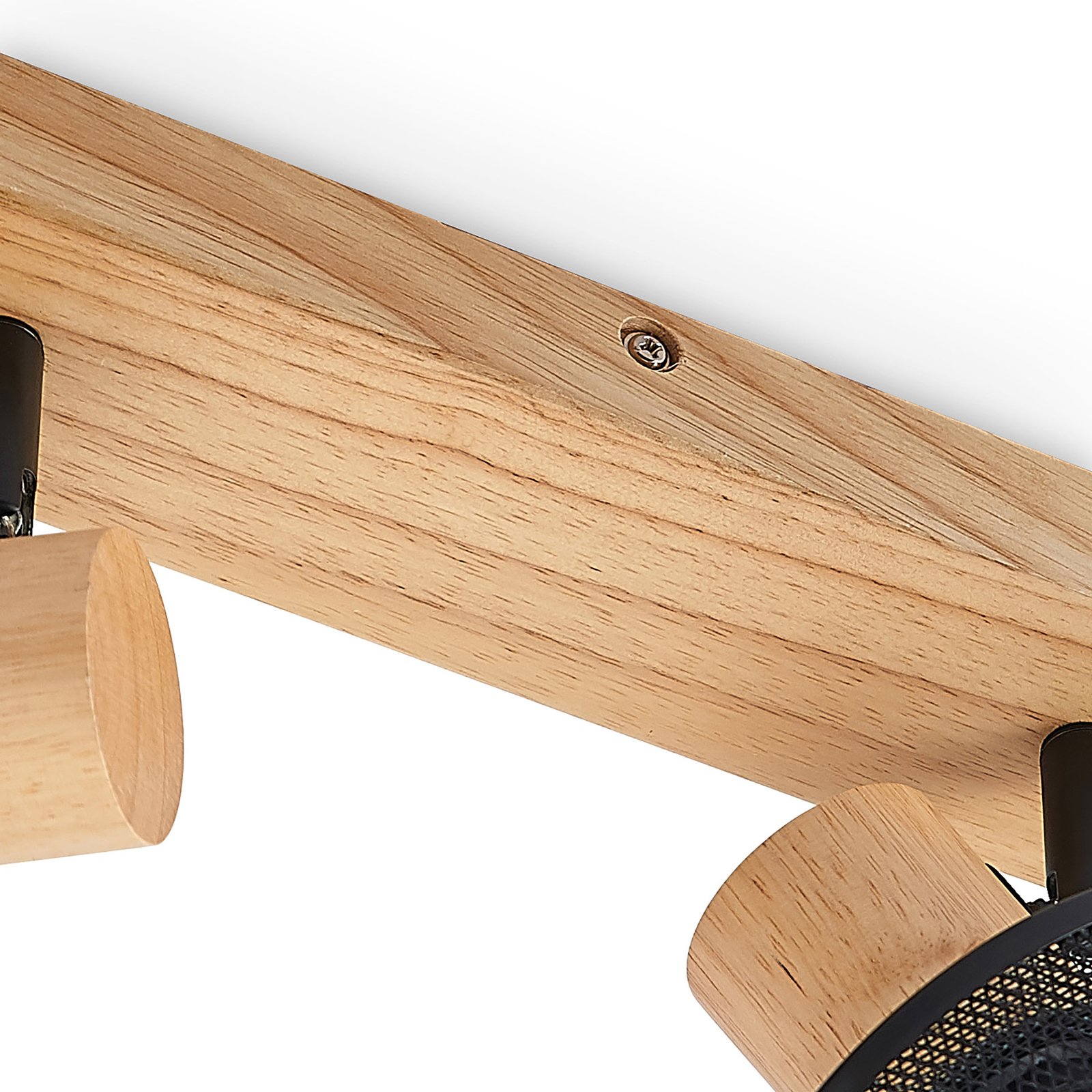 Evinora 2 Deckenleuchte Black/Wood - Lindby