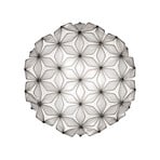 C'EST LA VIE Deckenlampe, schwarz, Ø 71 cm, 3-flg., E27