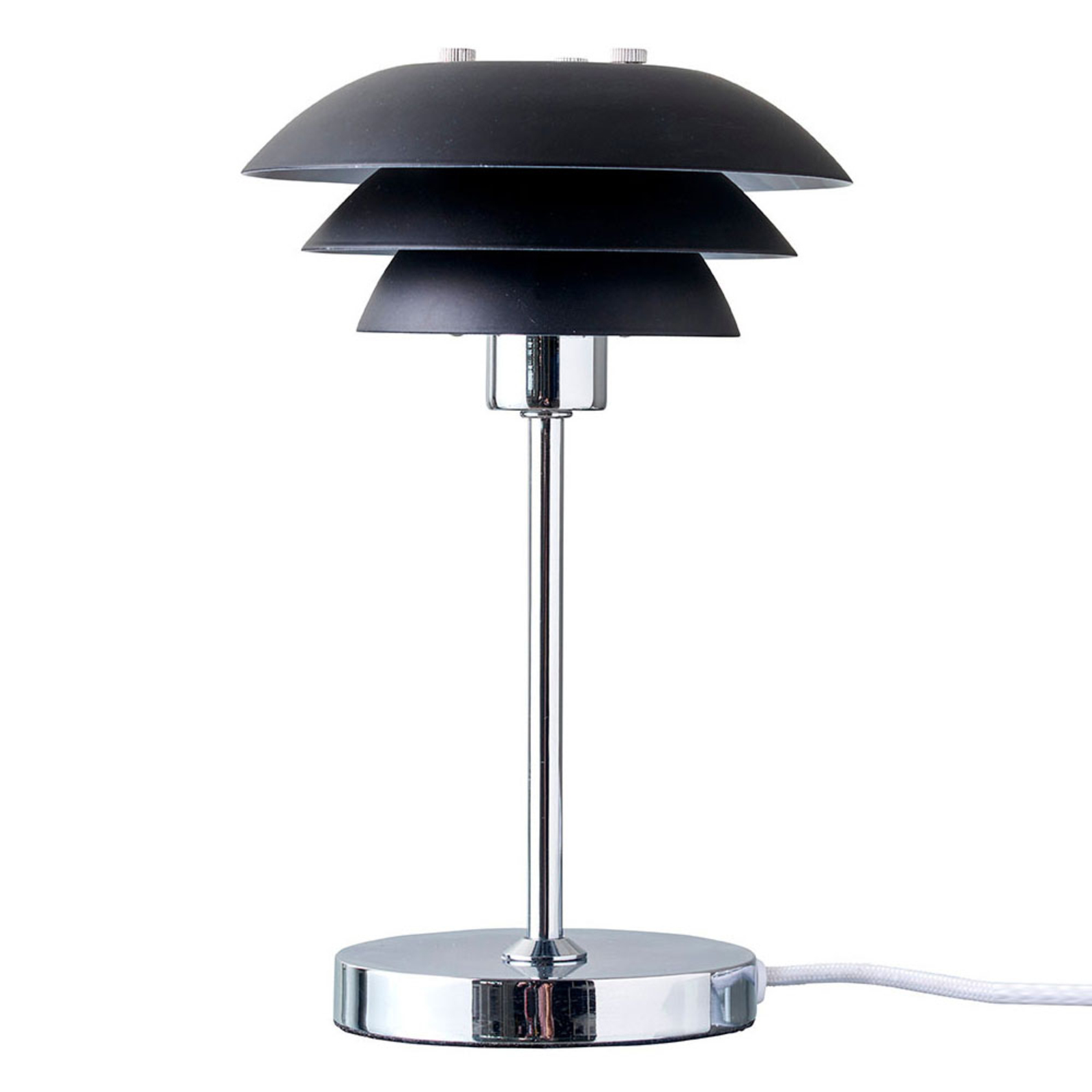 Dyberg Larsen DL16 lámpara de mesa metal negro