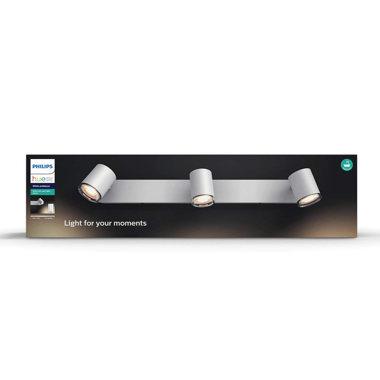 Philips Hue White Ambiance Adore LED spot 3-lamps