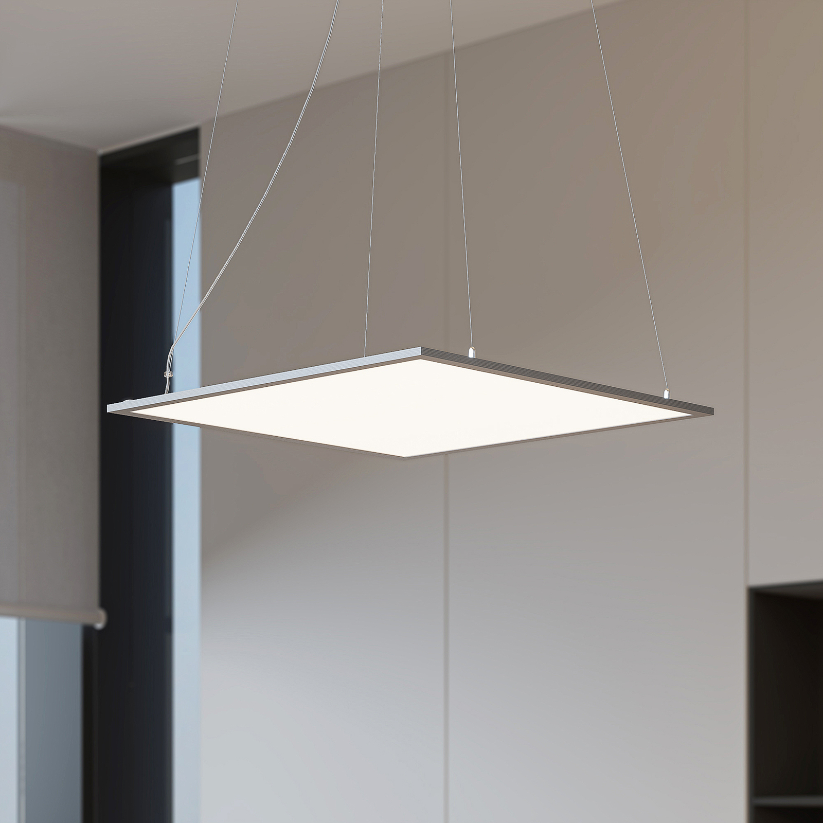 Lindby Luram LED-hængelampe, kvadratisk