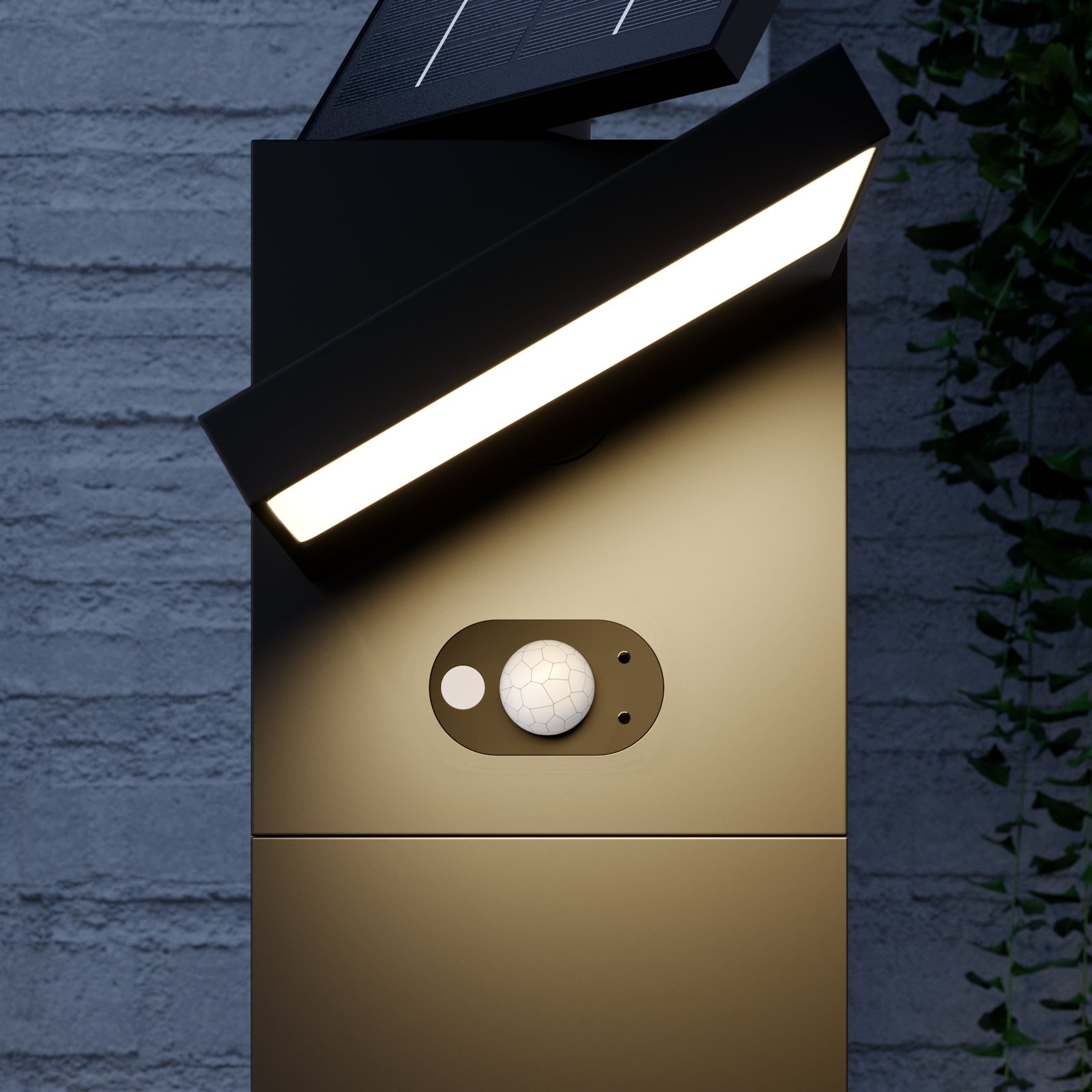 Silvan LED Solcelle Garden Lamp H100 w/Sensor Graphite - Lucande