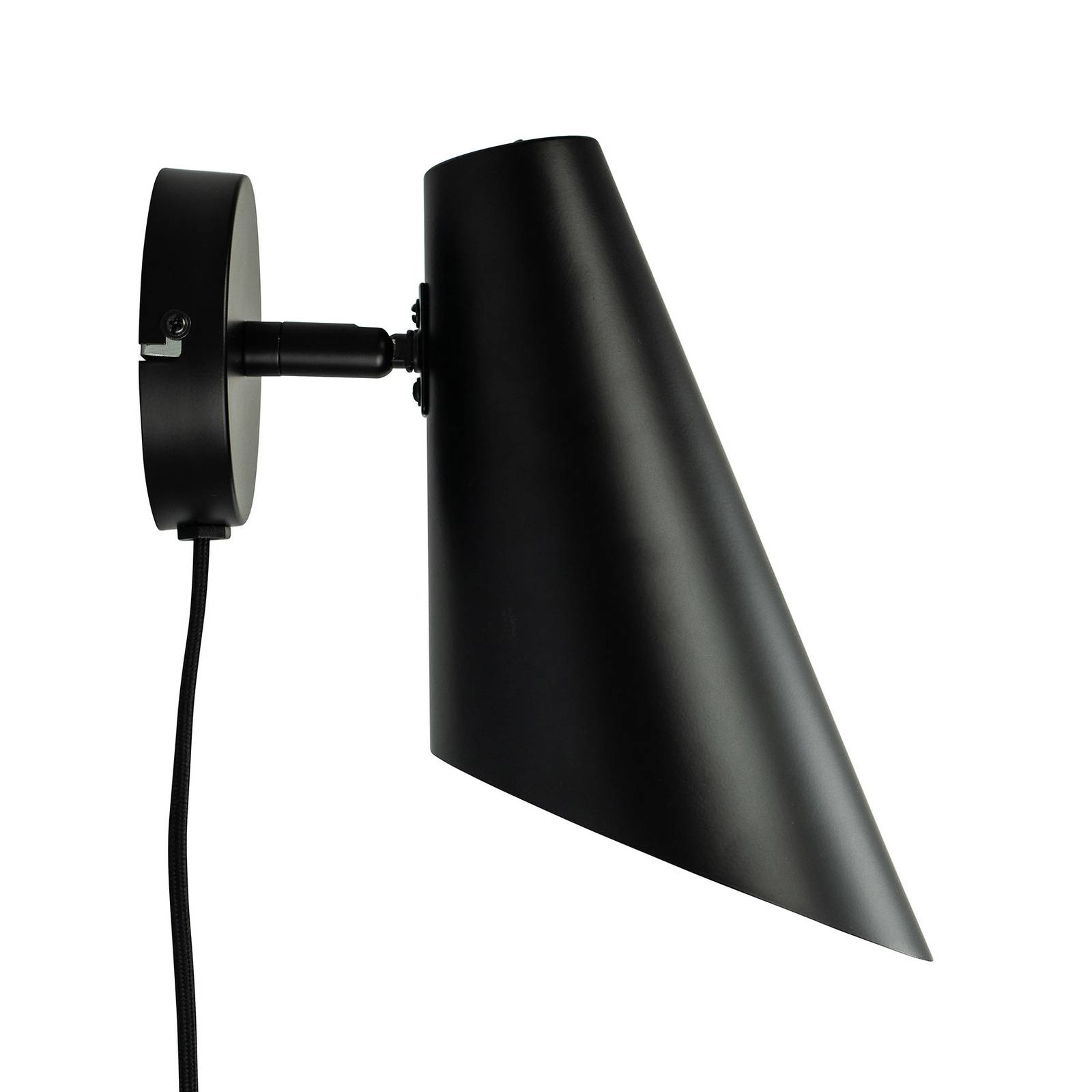Dyberg Larsen Cale væglampe højde 24,5 cm sort