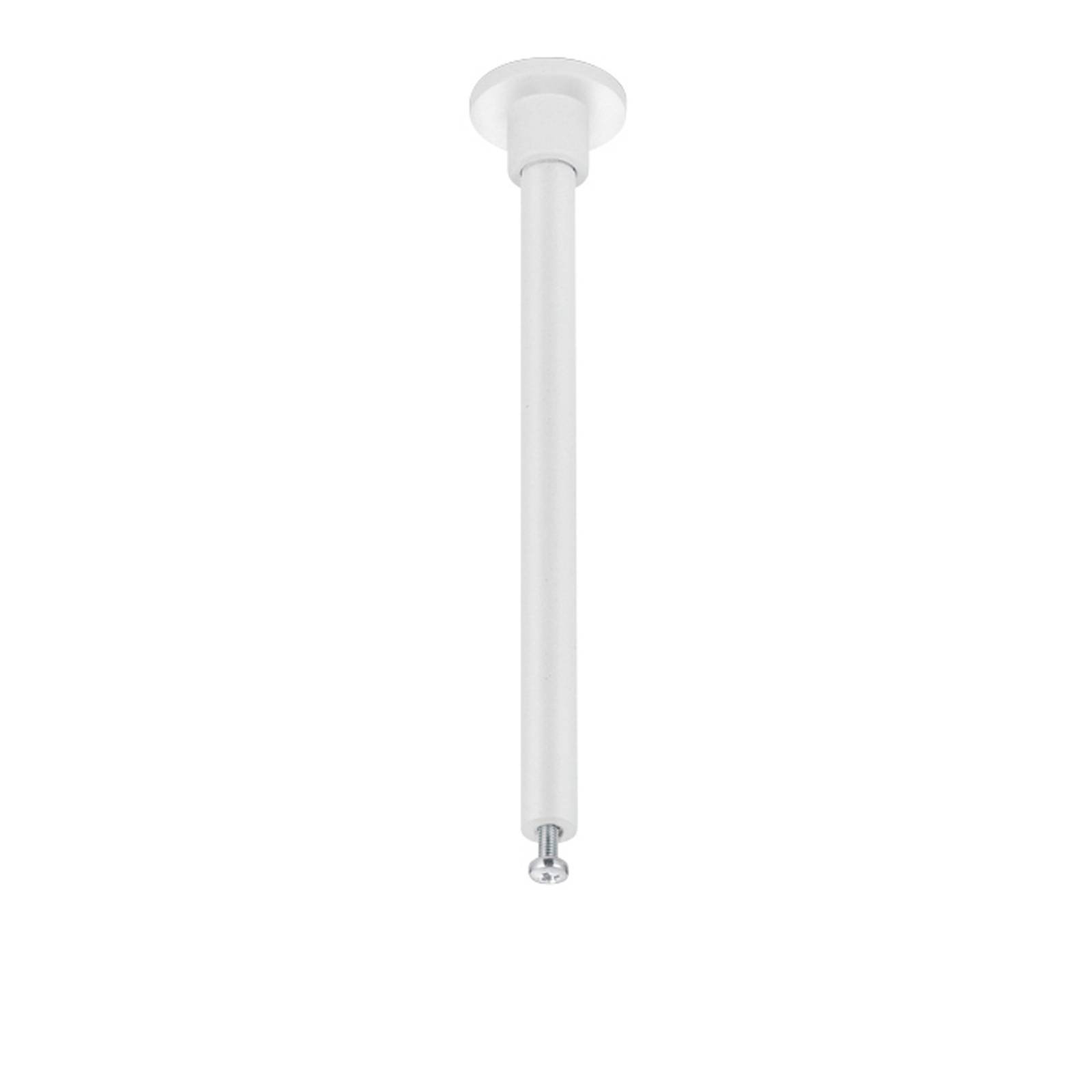 Montážna tyč pre koľajnicu DUOline, biela, 12,5 cm