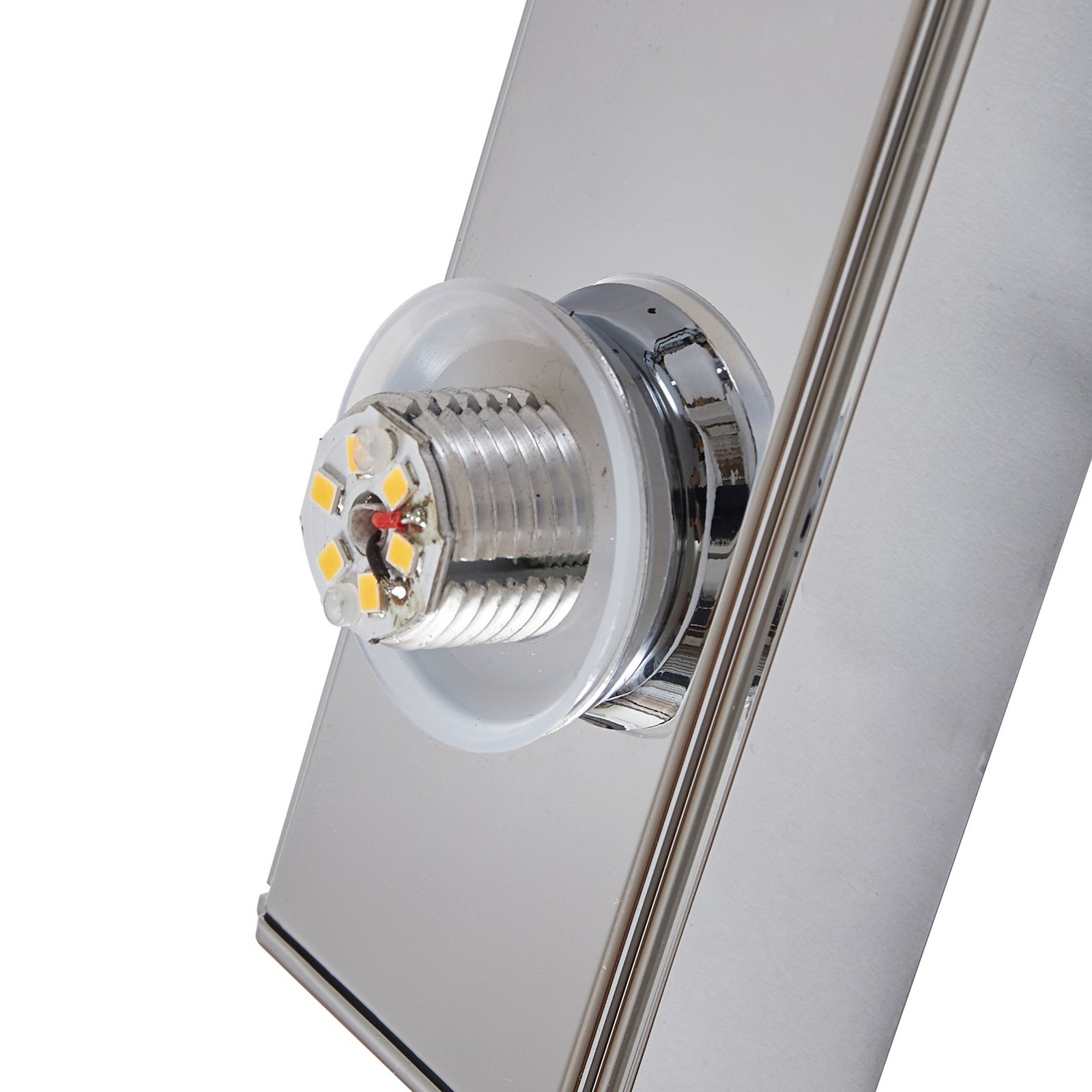 Myrra LED Vegglampe IP44 Krom/Hvit - Lucande