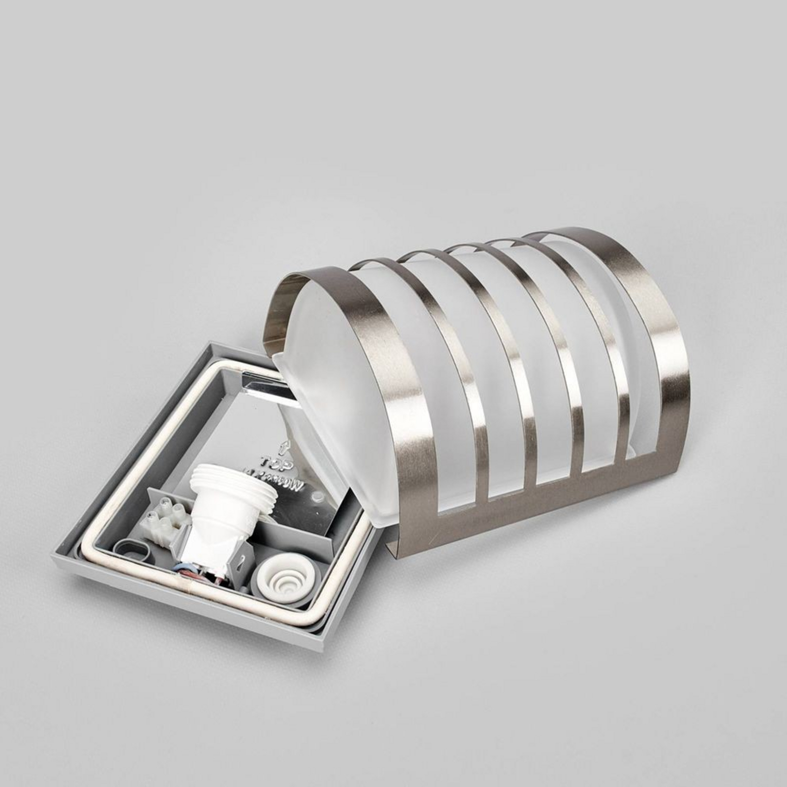 Calin Vonkajšie Nástenné Svietidlo Stainless Steel - Lindby