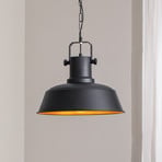 Hängeleuchte Orema, schwarz, Ø 40 cm, Metall, E27