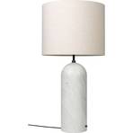 Gravity XL Low Lampadar White Marble/Canvas - GUBI