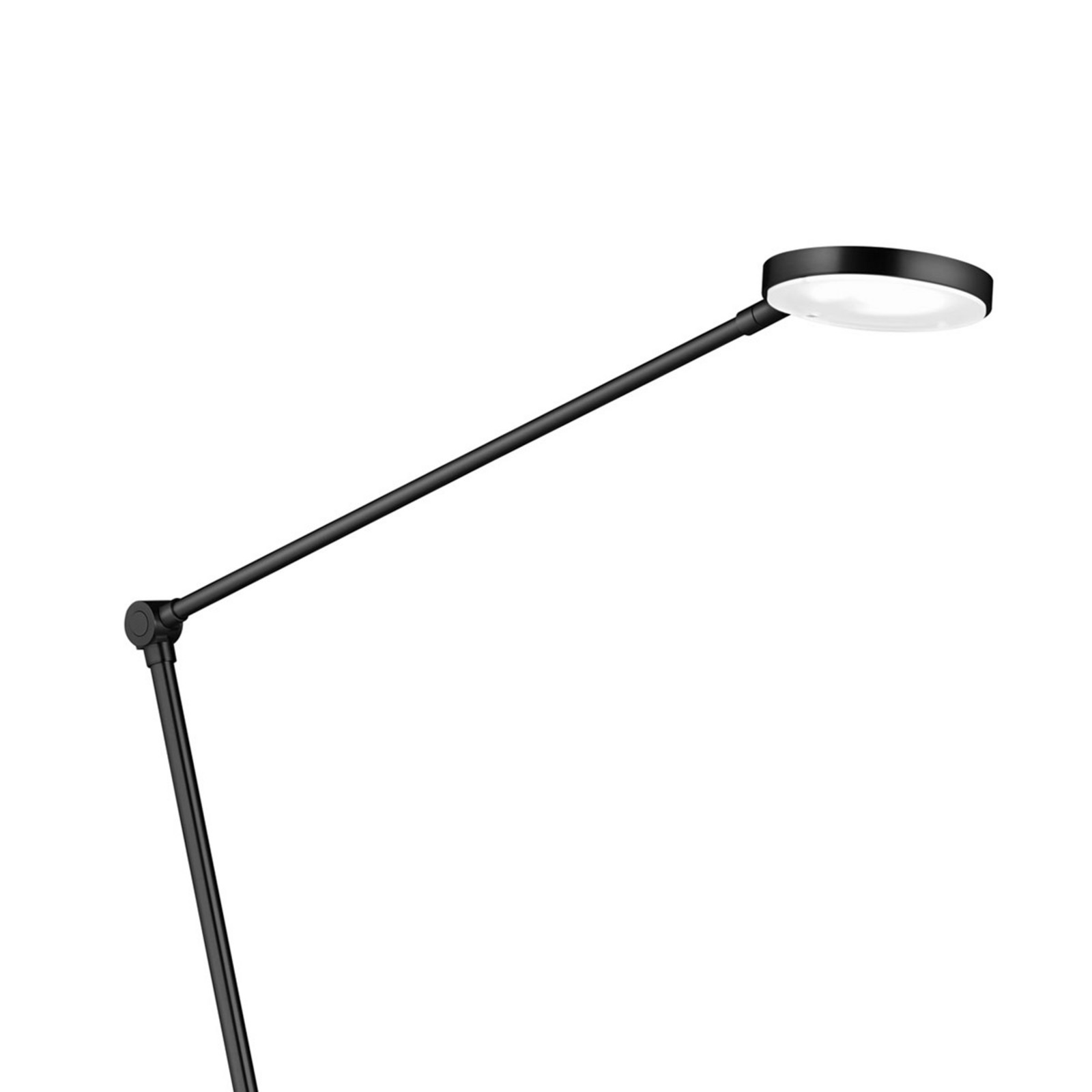 Knapstein Thea-S LED podna lampa, crna, upravljanje gestama, CCT, podesiva po jačini - Dnevni boravak/blagovaonica - Moderan - mat crna - Metal