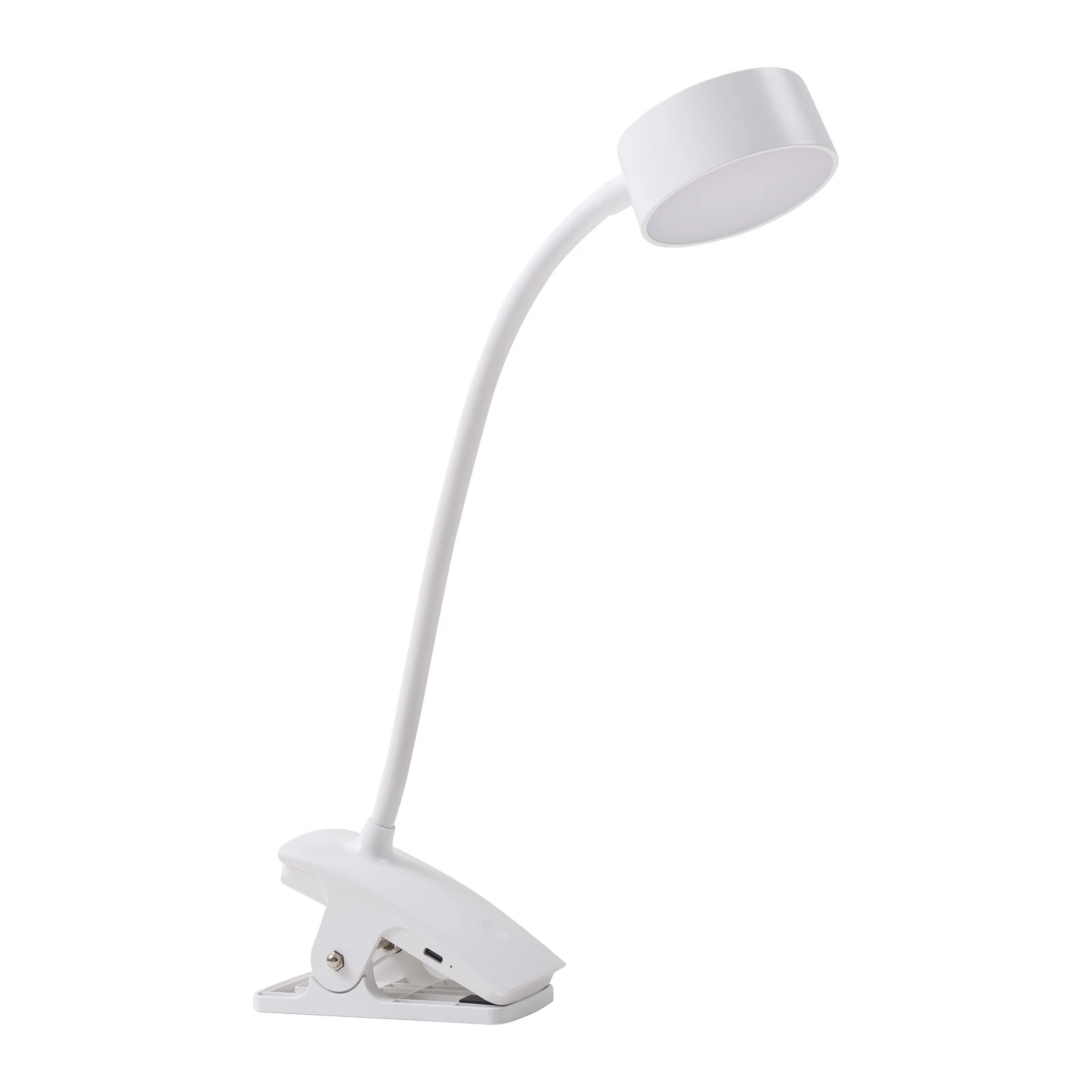Lindby LED dobíjacie svietidlo Maori, biele, kovové, CCT, tlmené.