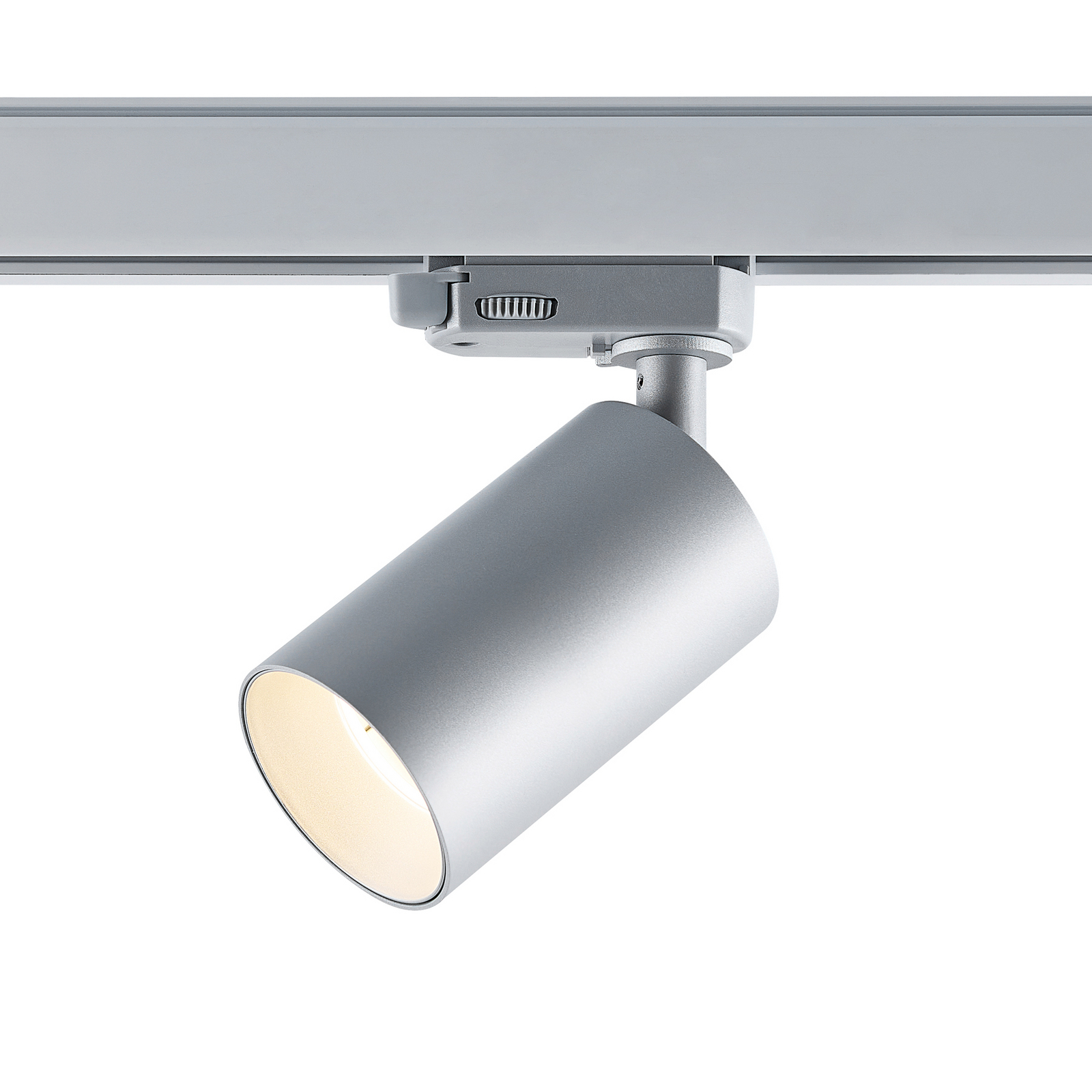 3-kohaline rööpmelpunkt Can, hõbedane, alumiinium, GU10, pööratav