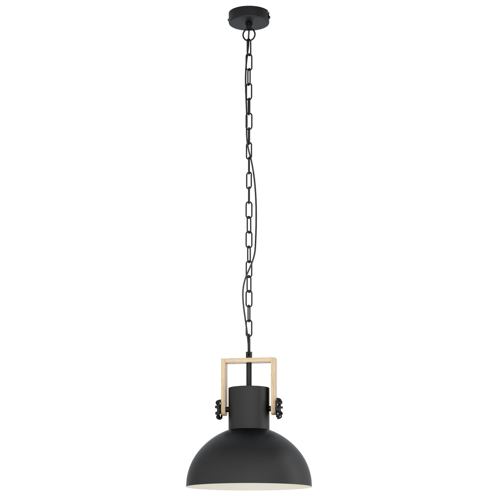 Lampa wisząca Lubenham z metalowym kloszem Lampa wisząca Lubenham z metalowym kloszem