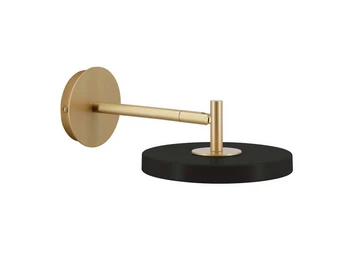 Asteria Vegglampe Short Black - UMAGE
