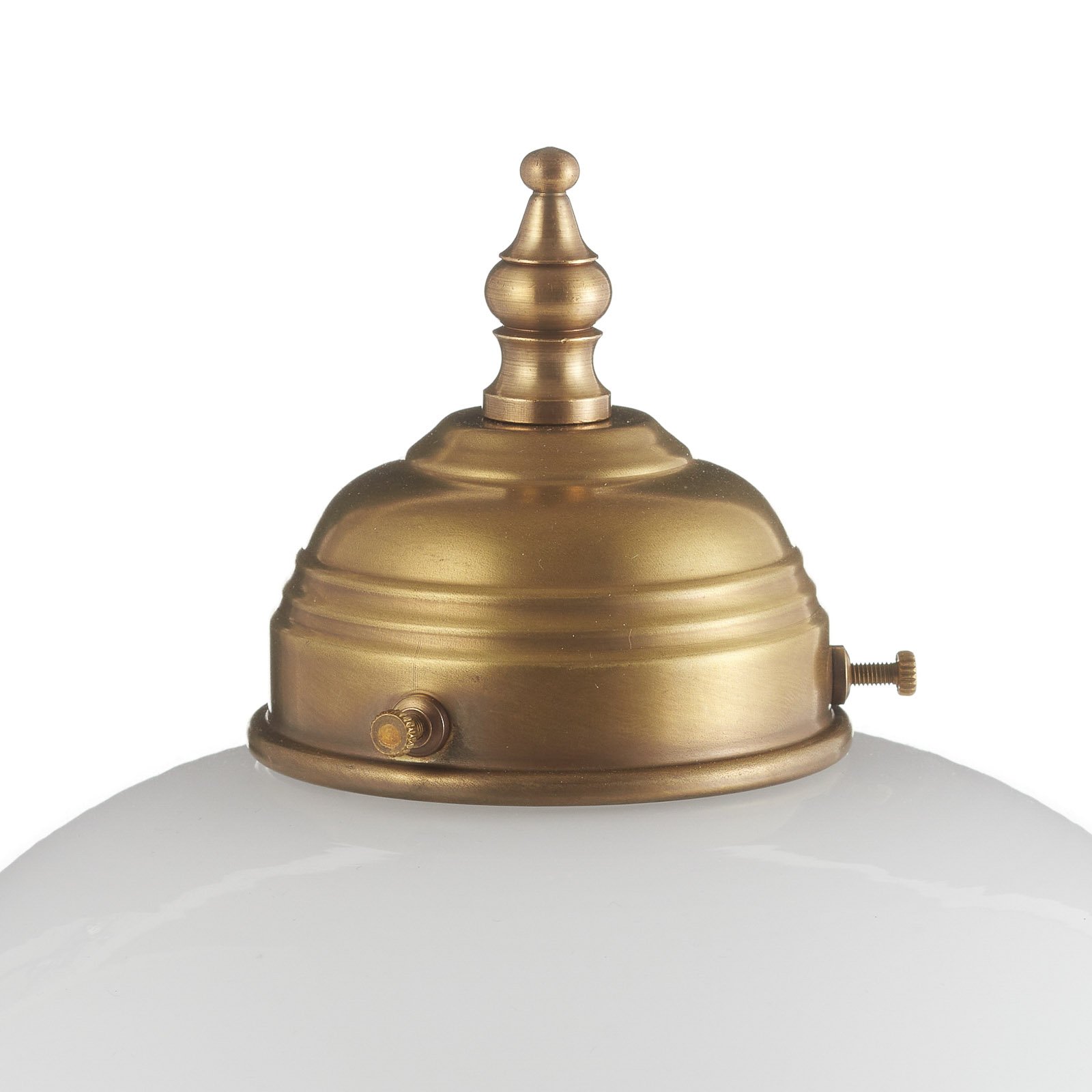 Carolin embellished table lamp made of brass