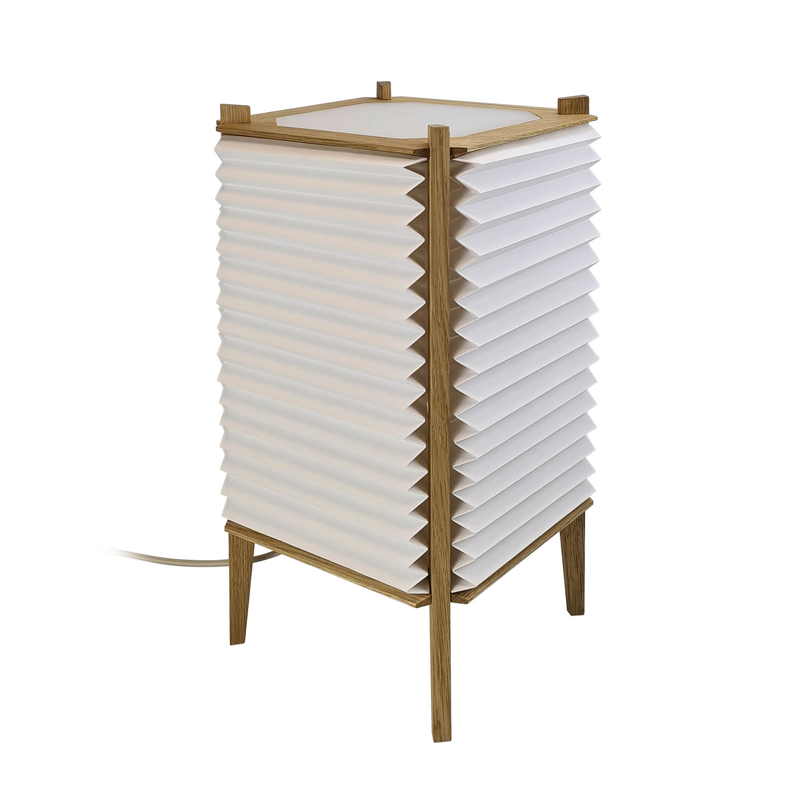 Stolná lampa LE KLINT Bee Hive S, dub, výška 39 cm