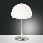Gaia LED table lamp with a touch dimmer, chrome