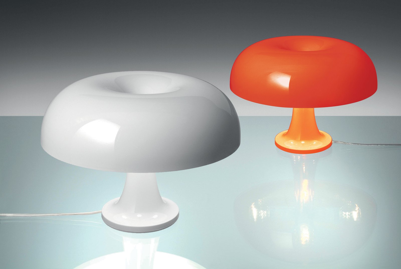 Nessino Candeeiro de Mesa Laranja - Artemide