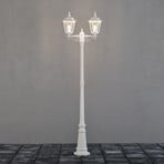 Lampadar Firenze, 2 fluxuri, alb