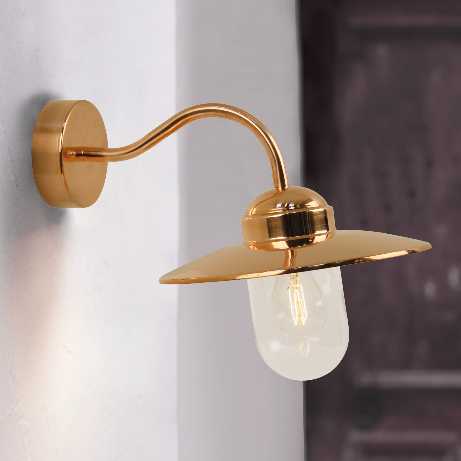 Luxembourg Outdoor Wall LampCopper - Nordlux