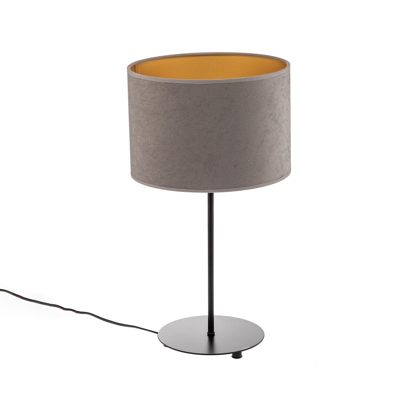 Golden Roller table lamp height 50cm grey/gold