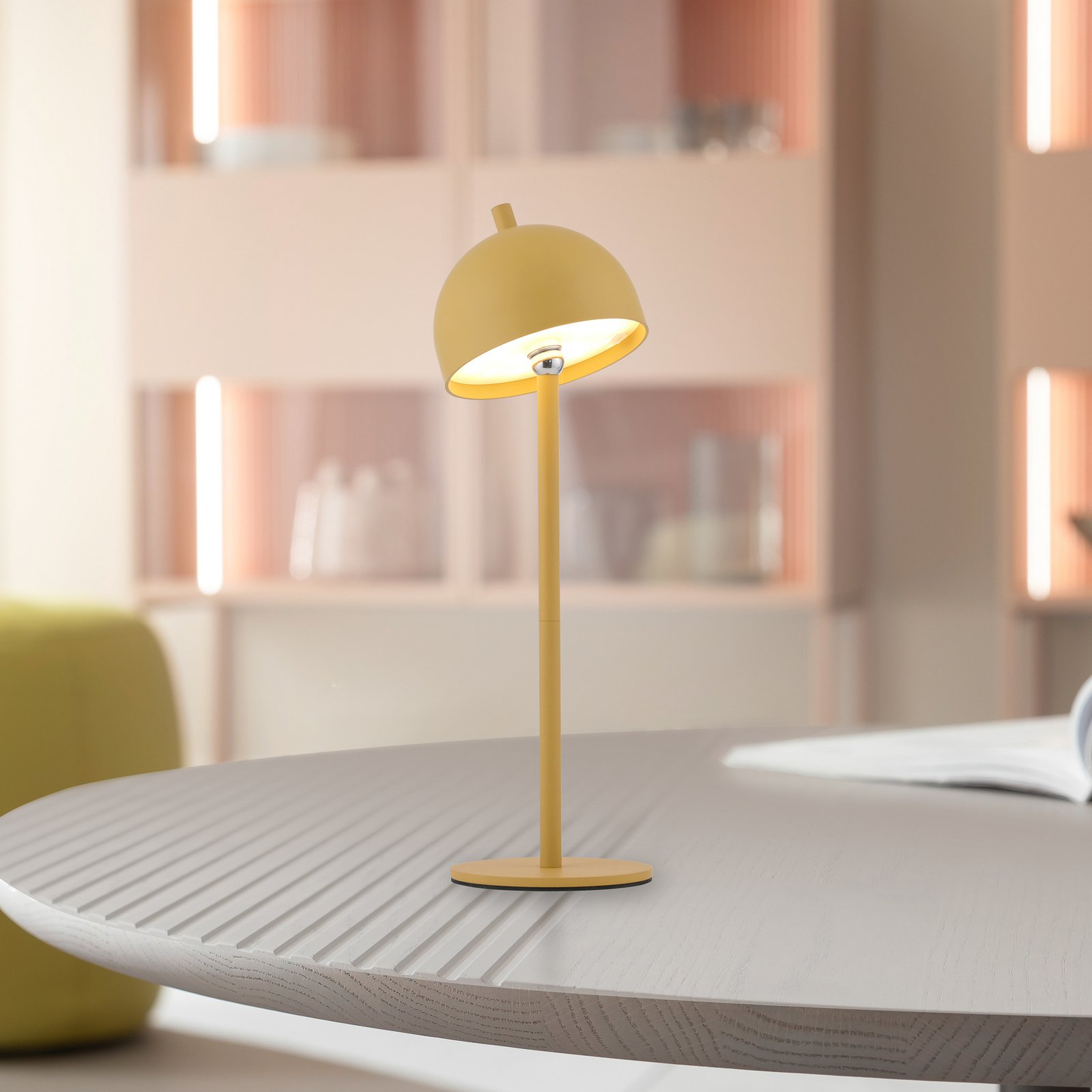 SCHÖNER WOHNEN LED-Akku-Tischlampe Bellies Blütenzauber IP54 SCHÖNER WOHNEN LED-Akku-Tischlampe Bellies Blütenzauber IP54