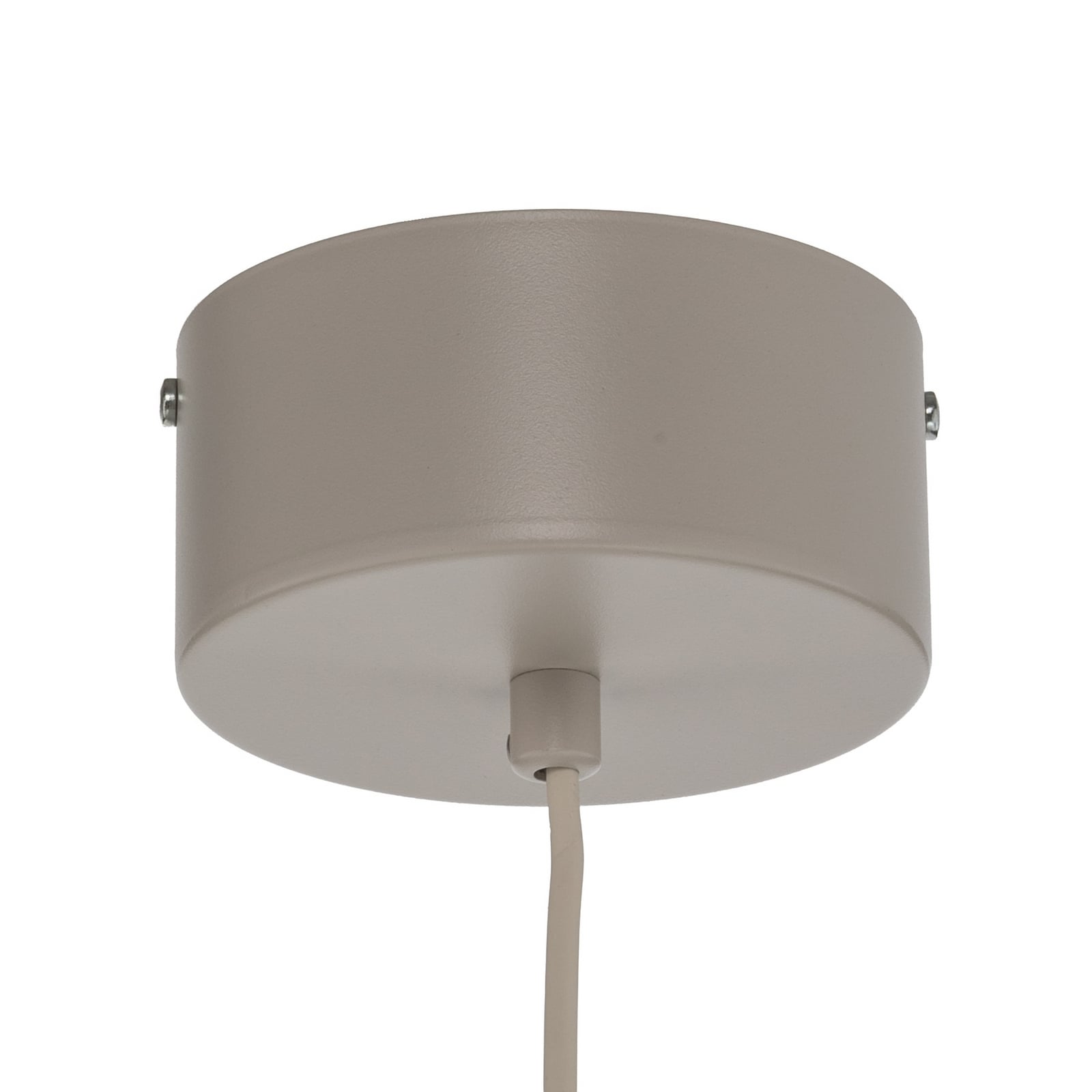 Basca pendant light, beige, metal, Ø 40 cm, E27