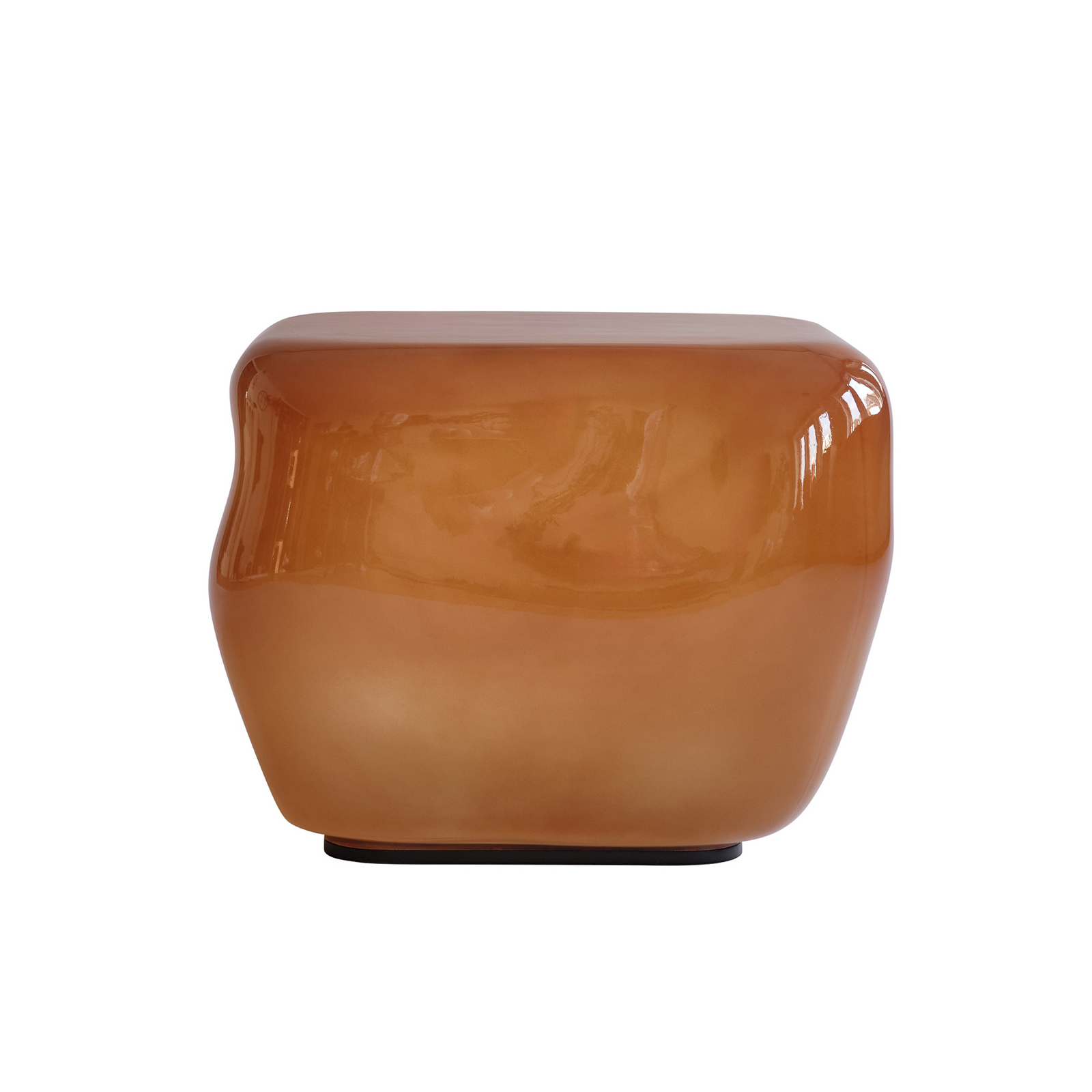 Stolik pomocniczy Ishi, karmelowy, 52 cm, szkło – 101 Copenhagen